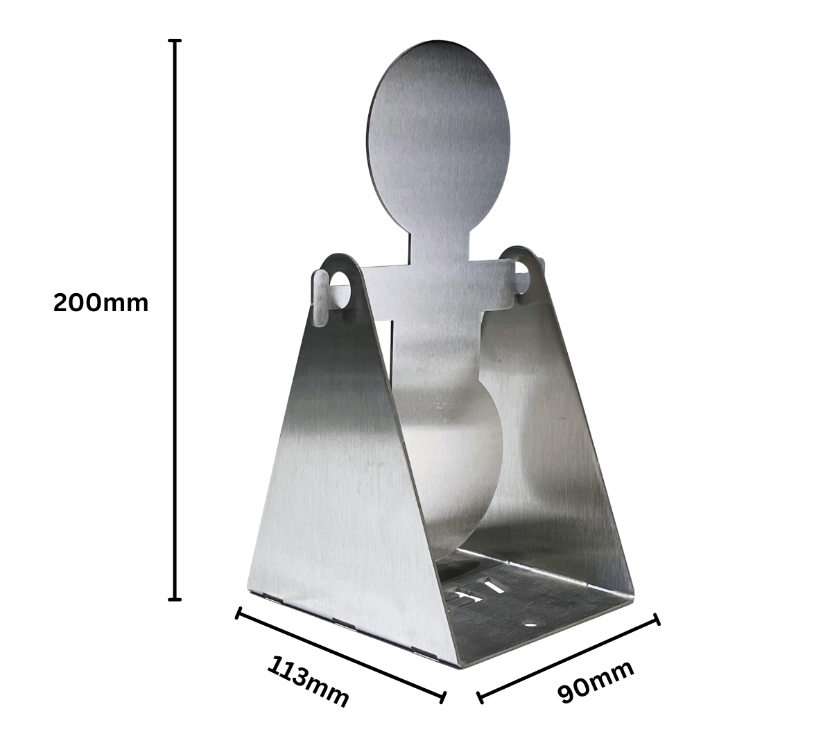 Stainless Steel Flip Target For Gel Blaster