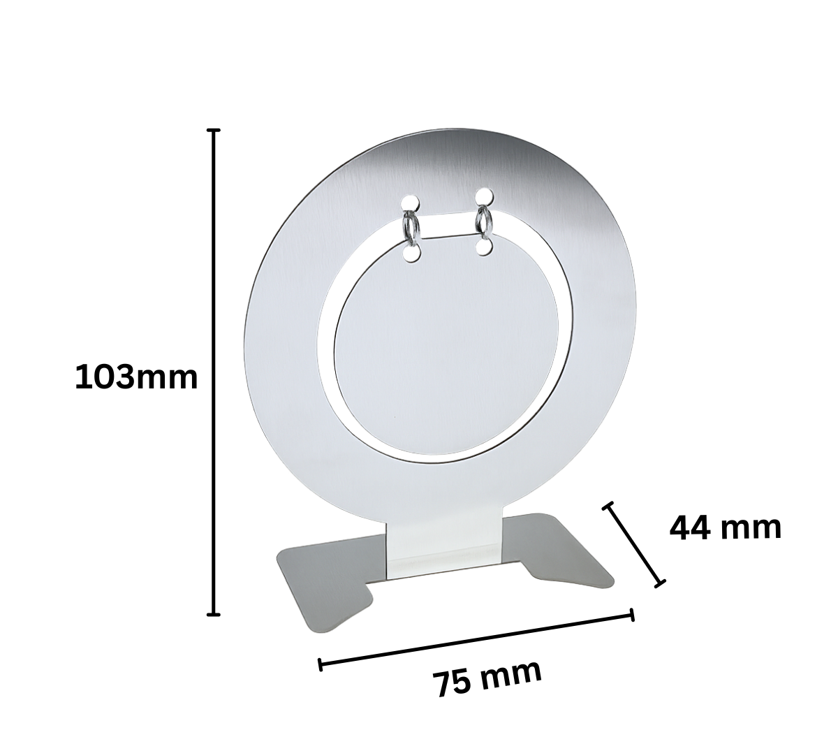 Stainless Steel Target For Gel Blaster - Circle