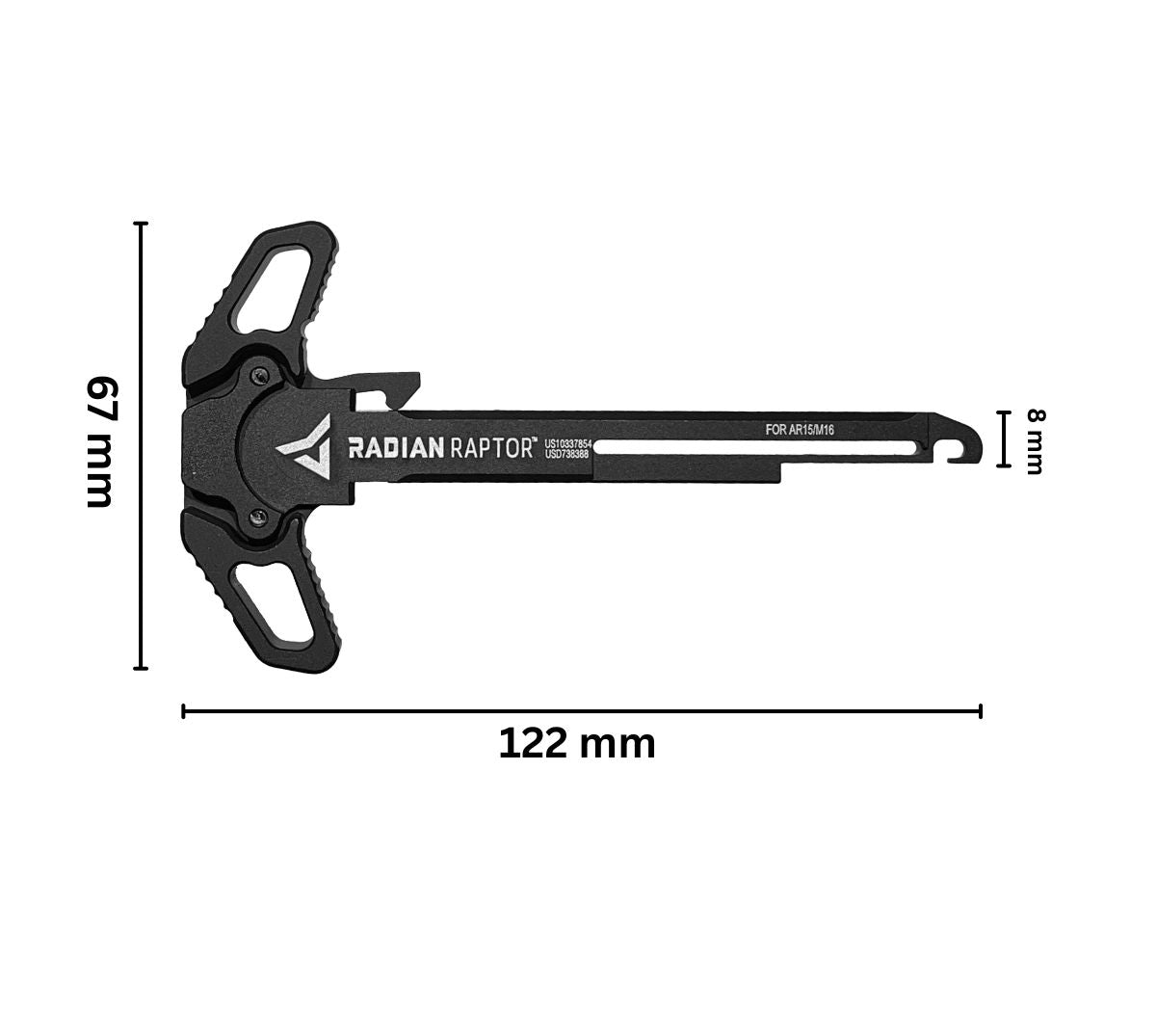 Radian Raptor AEG Gel Blaster Charging Handle For AR15/M16