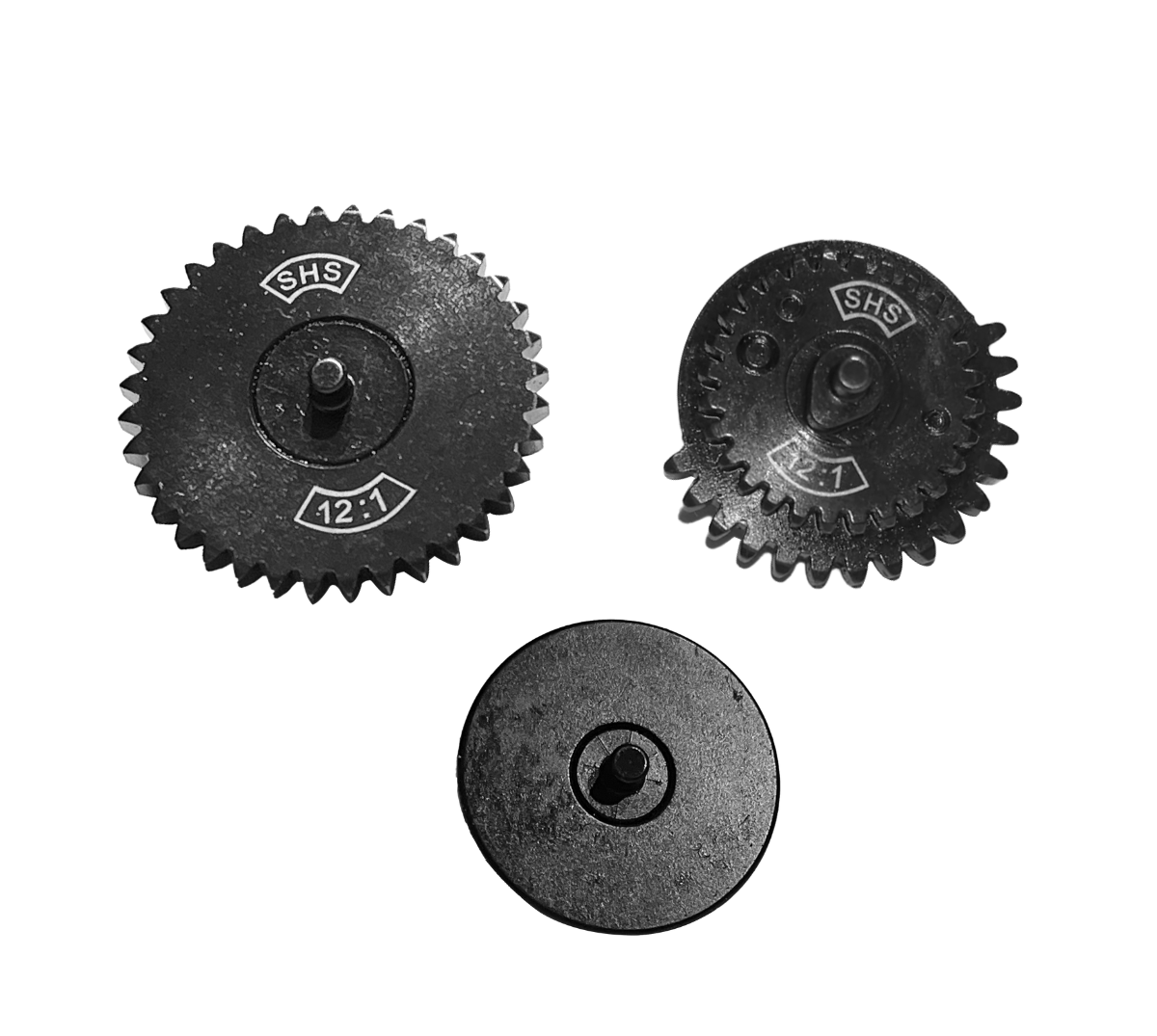 SHS 12:1 Carbon Steel Gear Set For Gel Blaster
