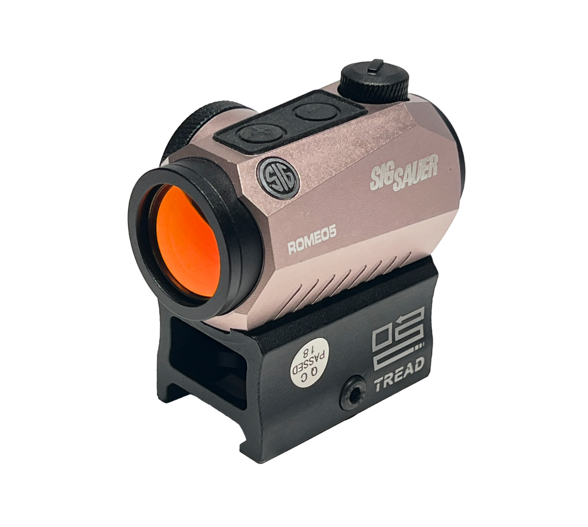 SIG Sauer ROMEO5 Compact Gel Blaster Red Dot w/ High & Low Mounts - Rose Gold