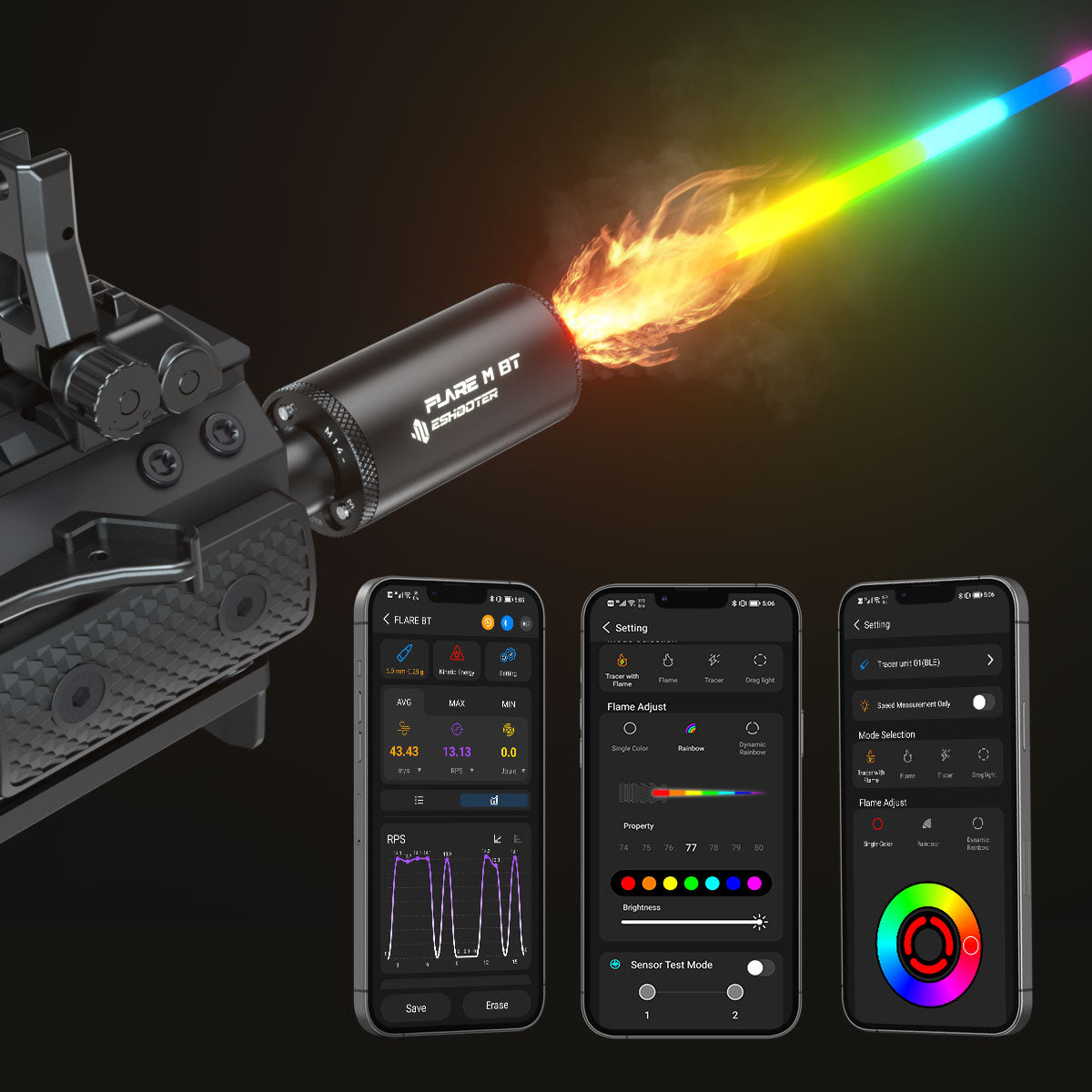 Eshooter Flare M BT: Gel Blaster Tracer Unit