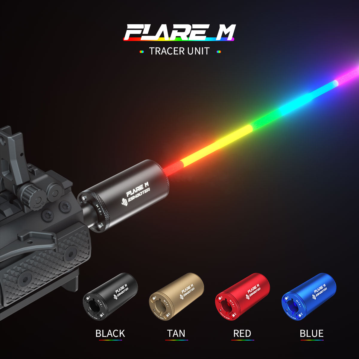 Eshooter Flare M: Gel Blaster Tracer/Flame Unit