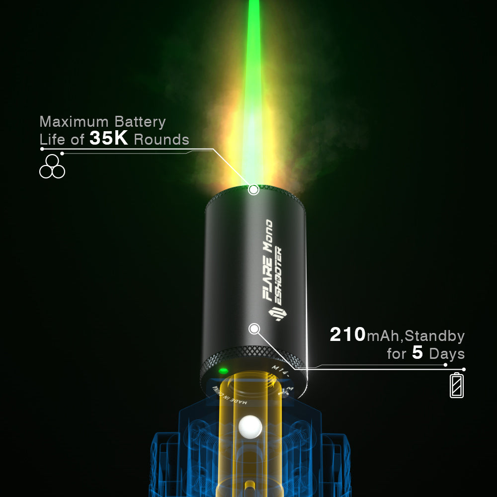 Eshooter Flare Mono: Gel Blaster Tracer/Flame Unit