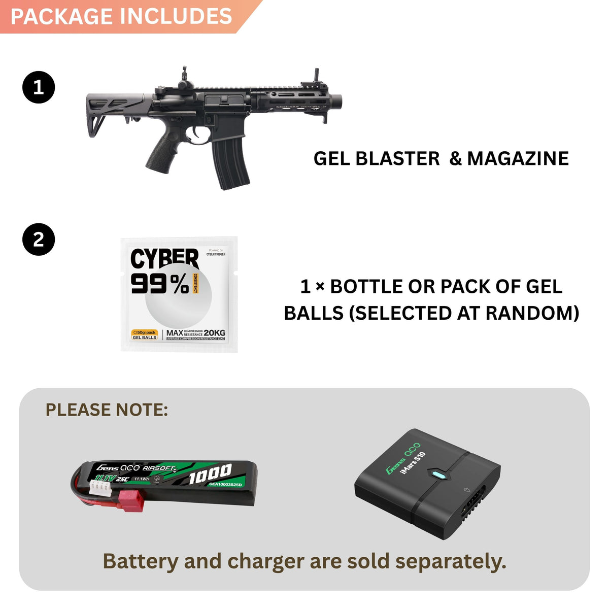 E&C DDM4 PDW SBR AEG Gel Blaster| E&C Ultra Line