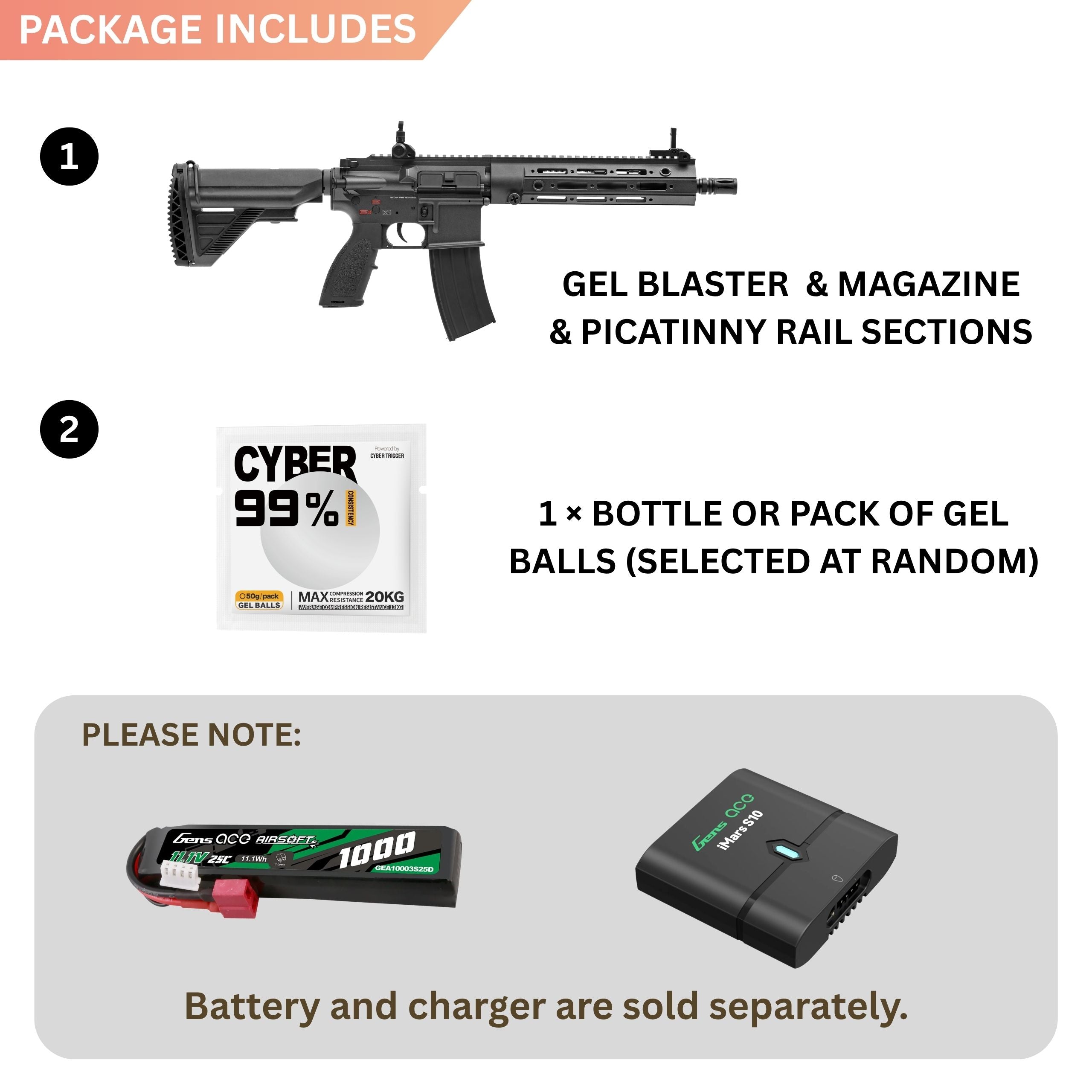 E&C 416D RAHG-Style AEG Gel Blaster
