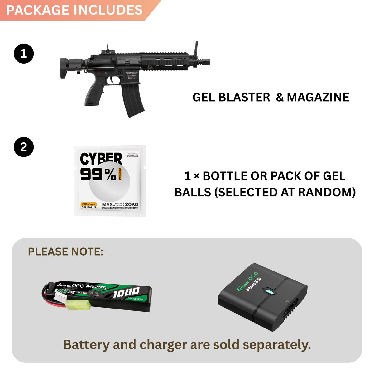 E&C 416C AEG Gel Blaster