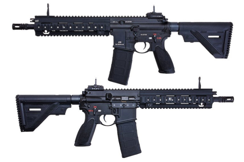 GM HK416A5 MWS Gas Gel Blaster Rifle - Black