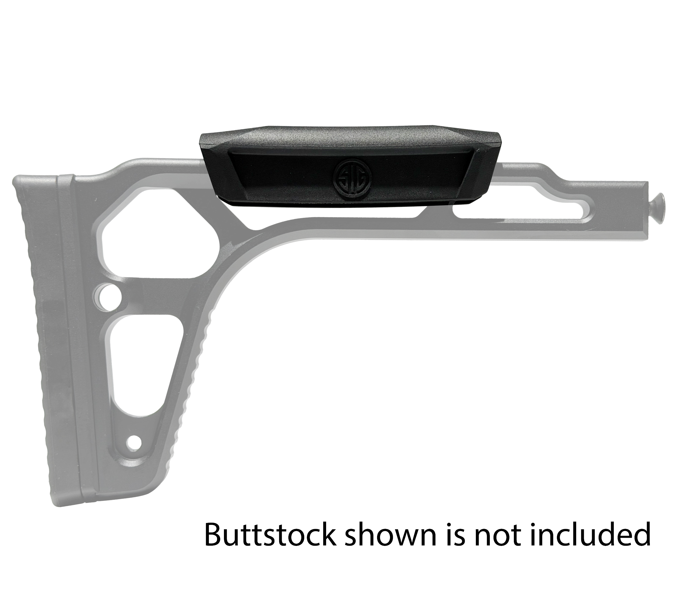 Nylon Cheek Riser for SIG MCX Folding Stock Gel Blaster