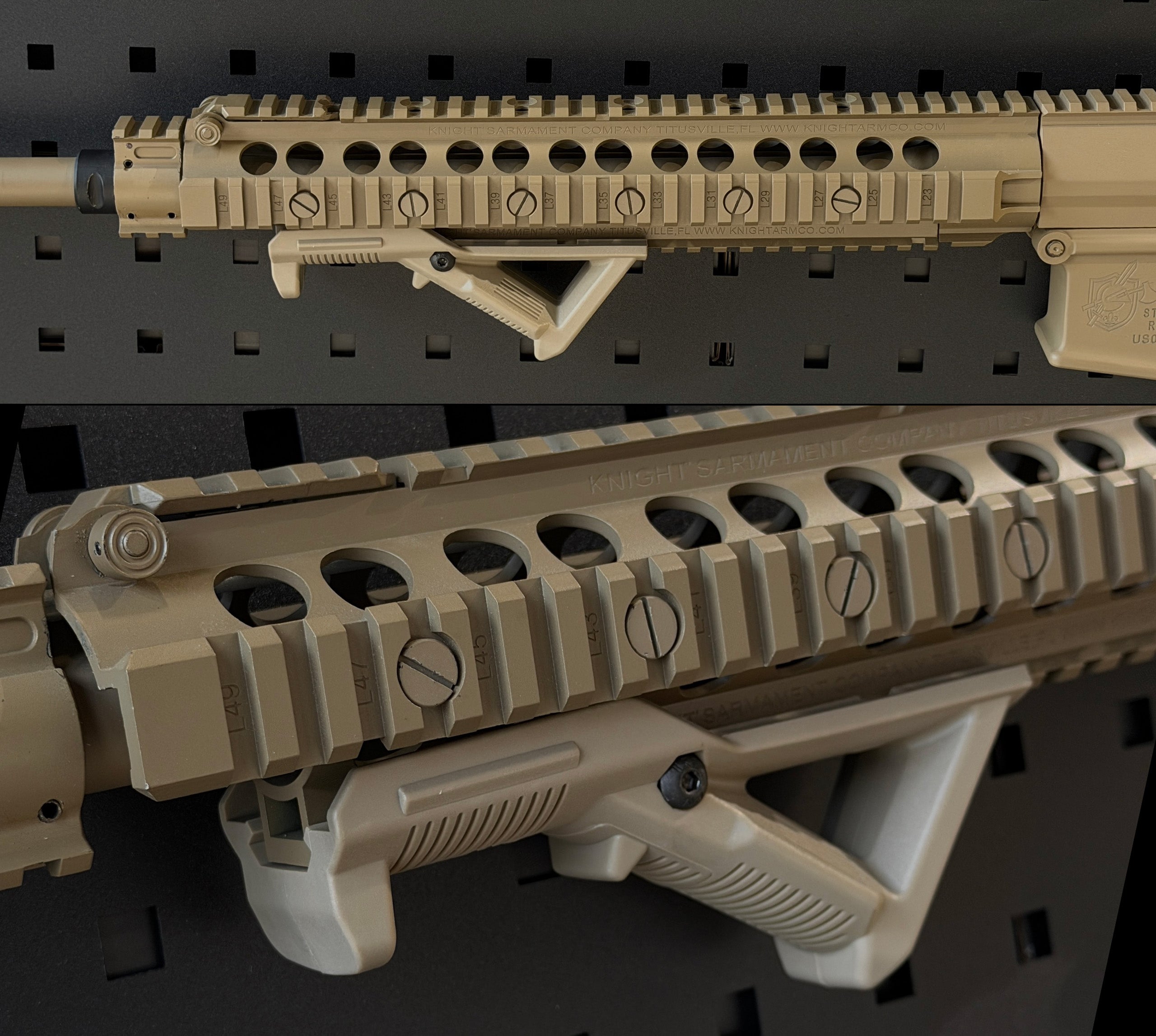 Nylon AFG-Angled Foregrip (Picatinny) for Gel Blasters