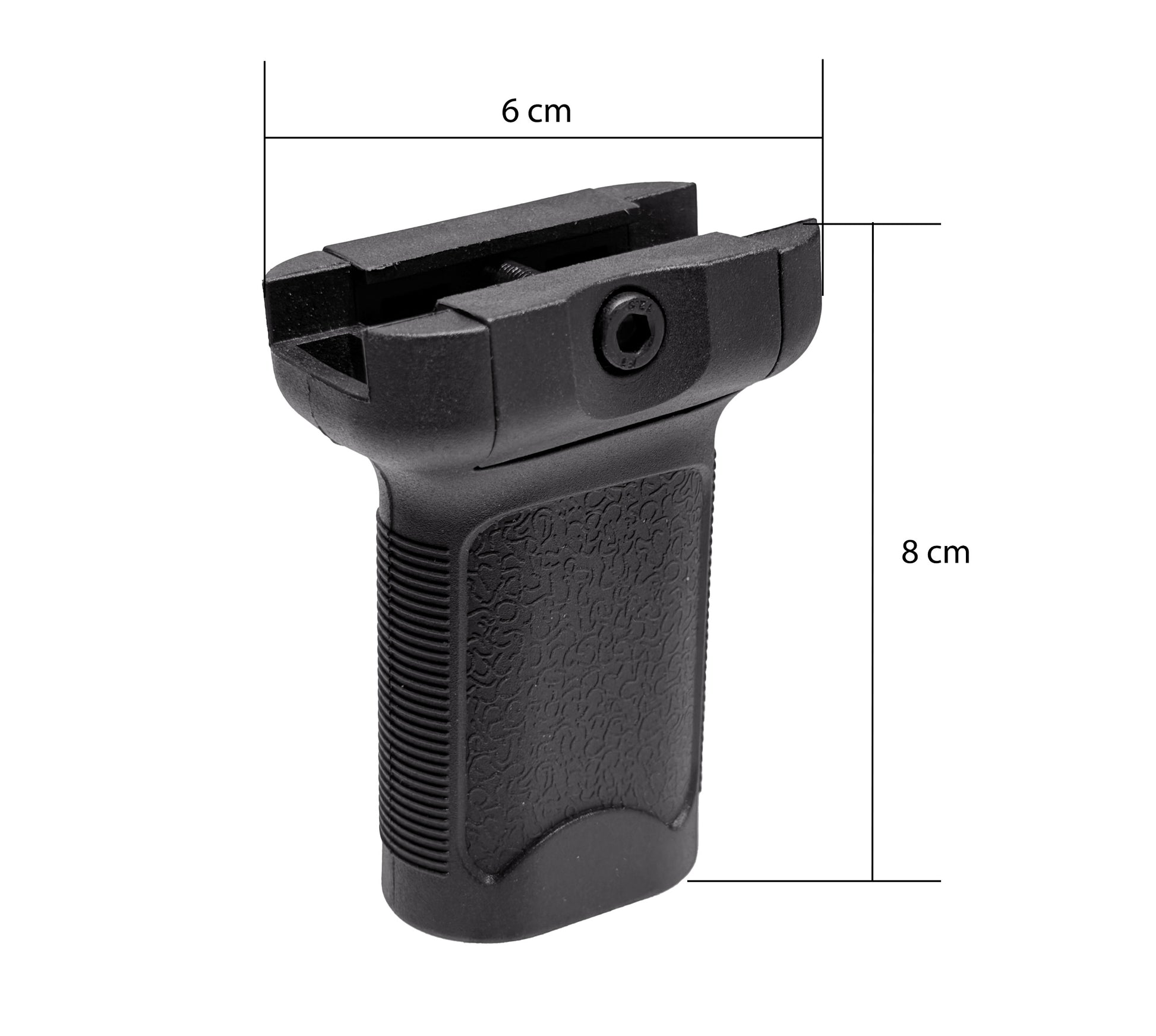 Nylon Angled Foregrip (Picatinny) for Gel Blasters