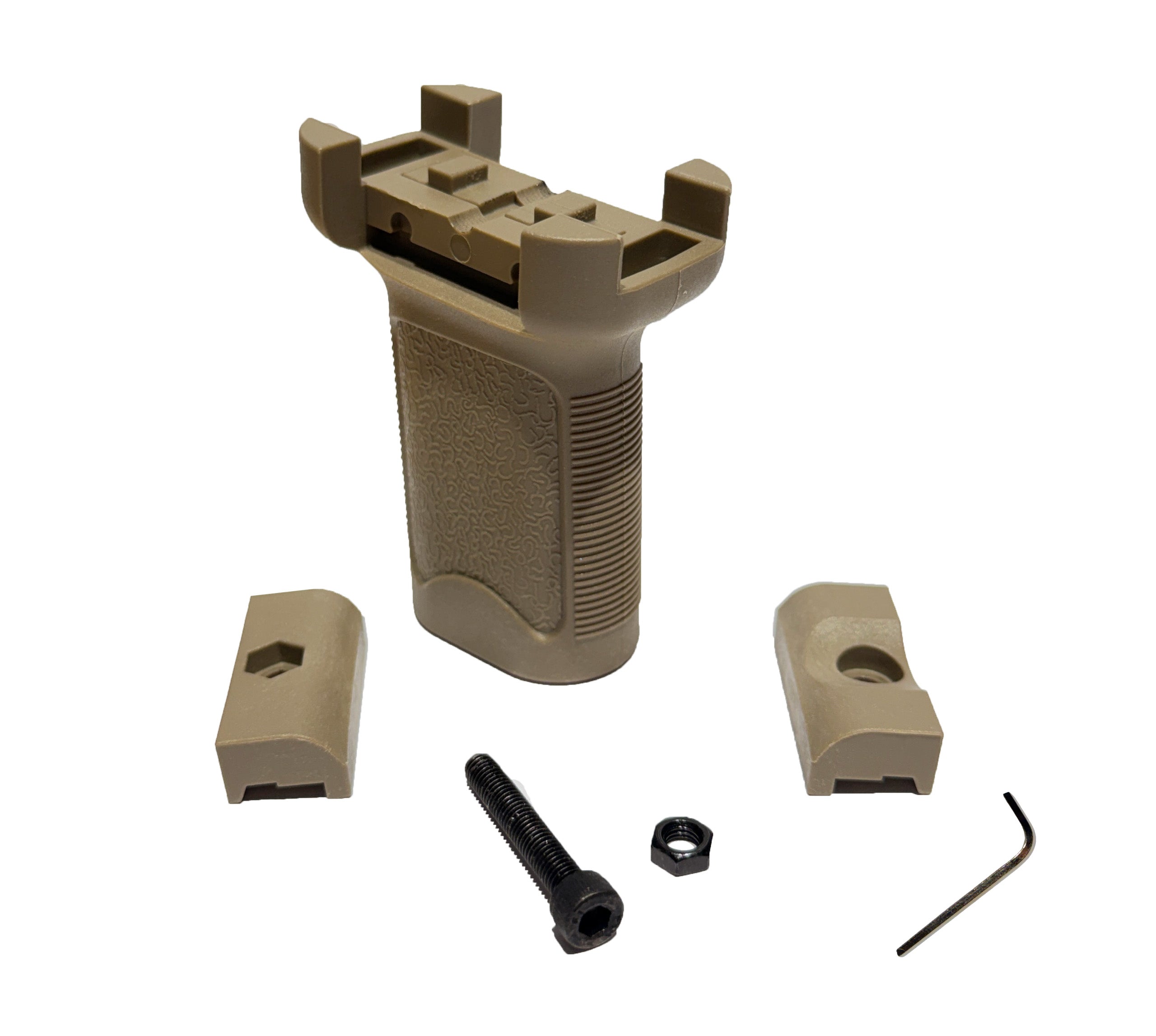 Nylon Angled Foregrip (Picatinny) for Gel Blasters