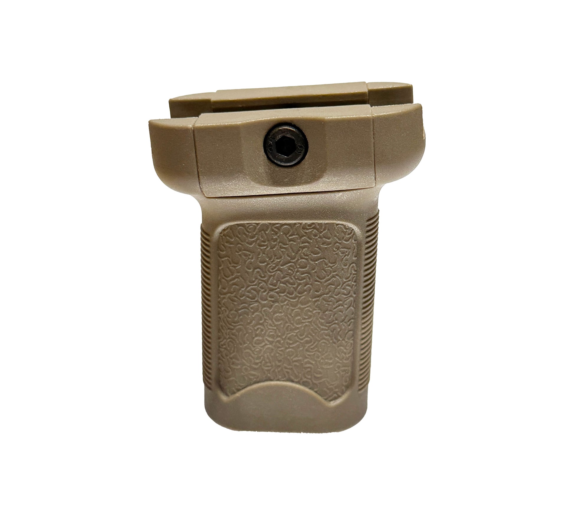 Nylon Angled Foregrip (Picatinny) for Gel Blasters - Tan