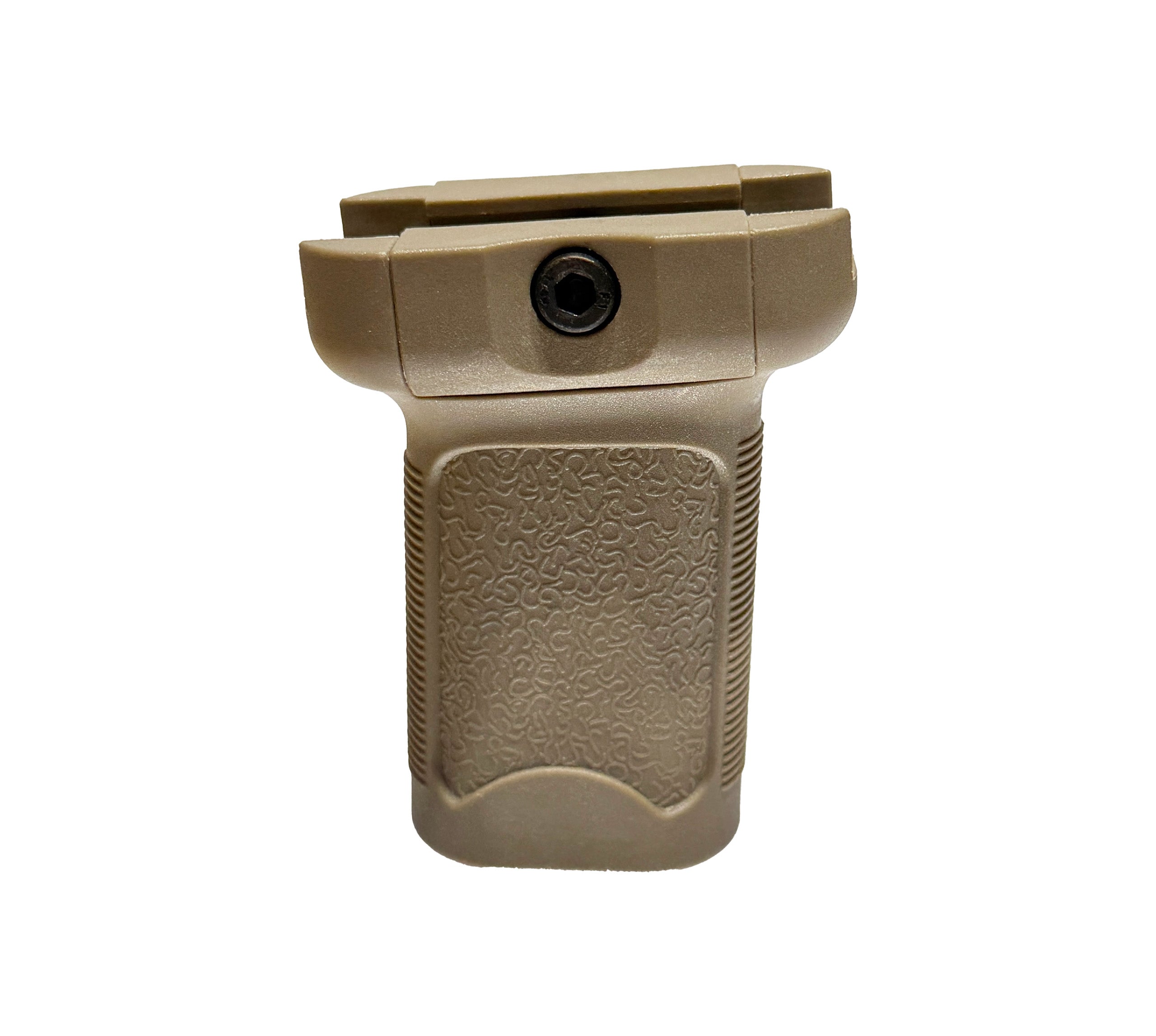 Nylon Angled Foregrip (Picatinny) for Gel Blasters - Tan