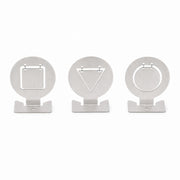 3-Piece Stainless Steel Gel Blaster Target Set