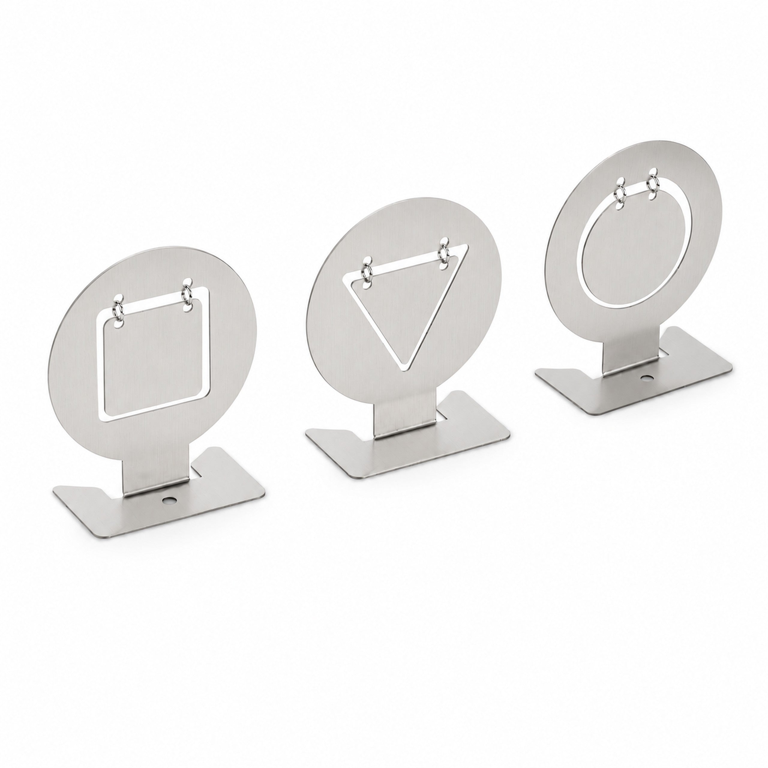 3-Piece Stainless Steel Gel Blaster Target Set