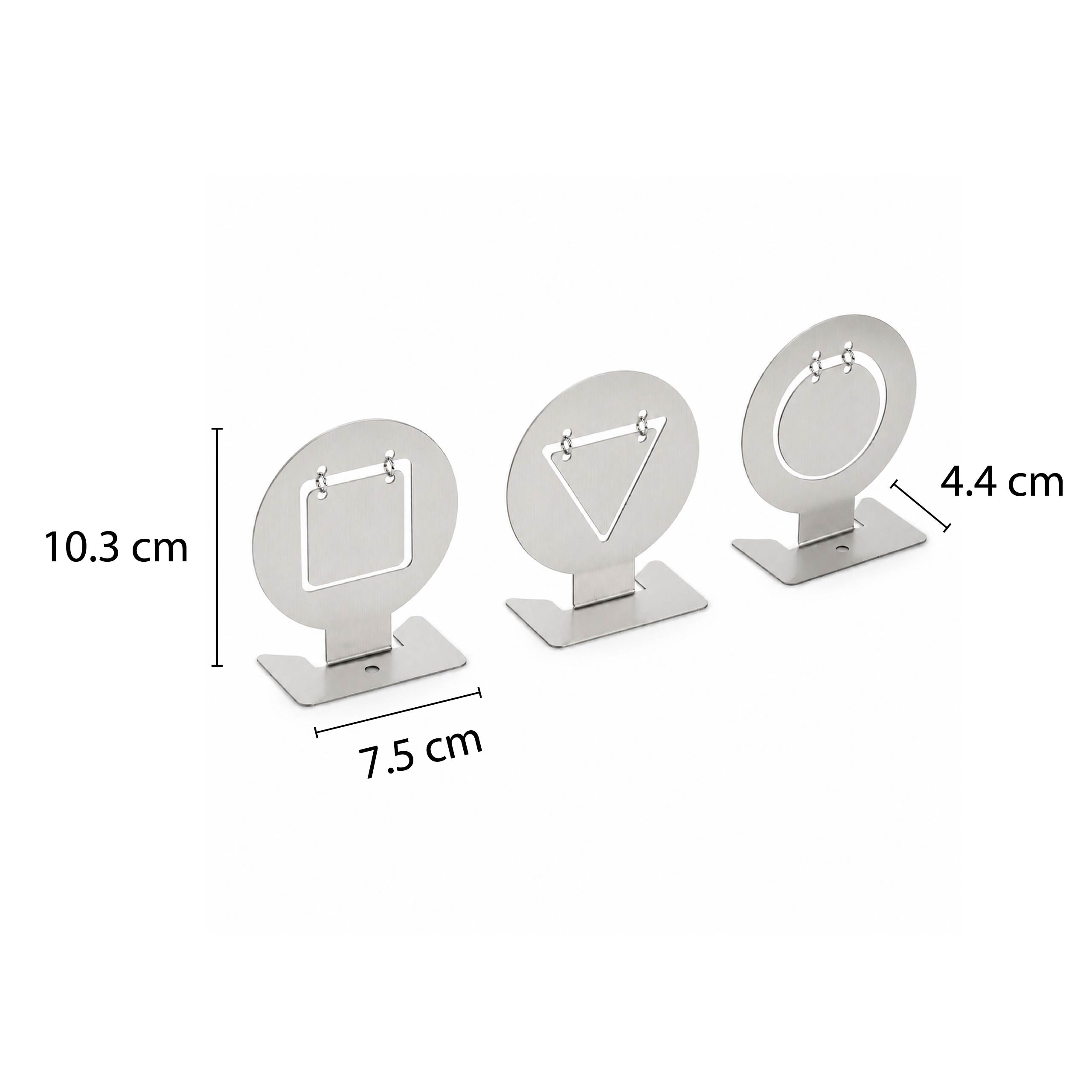 3-Piece Stainless Steel Gel Blaster Target Set