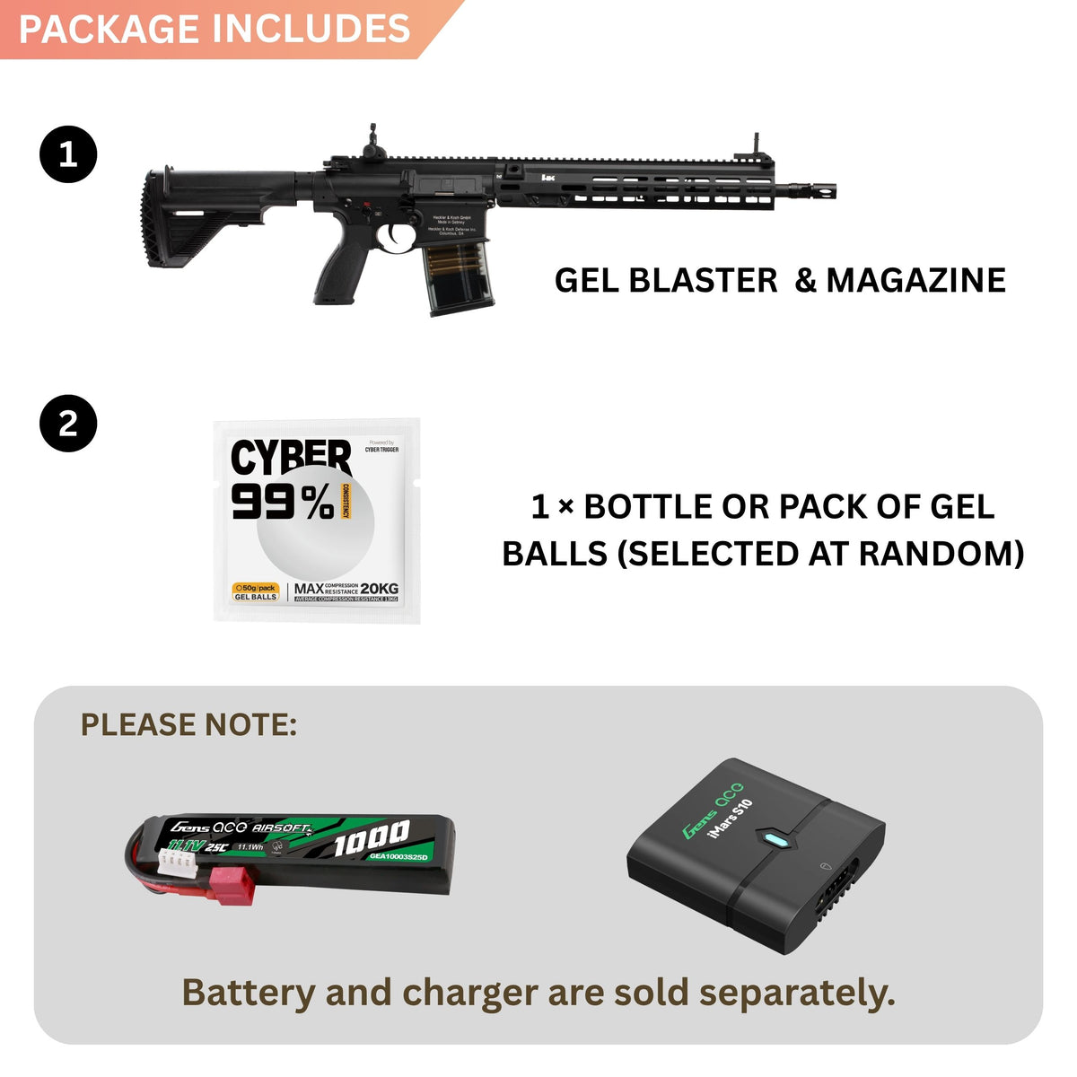417 M110A1 AEG Gel Blaster | E&C Ultra Line
