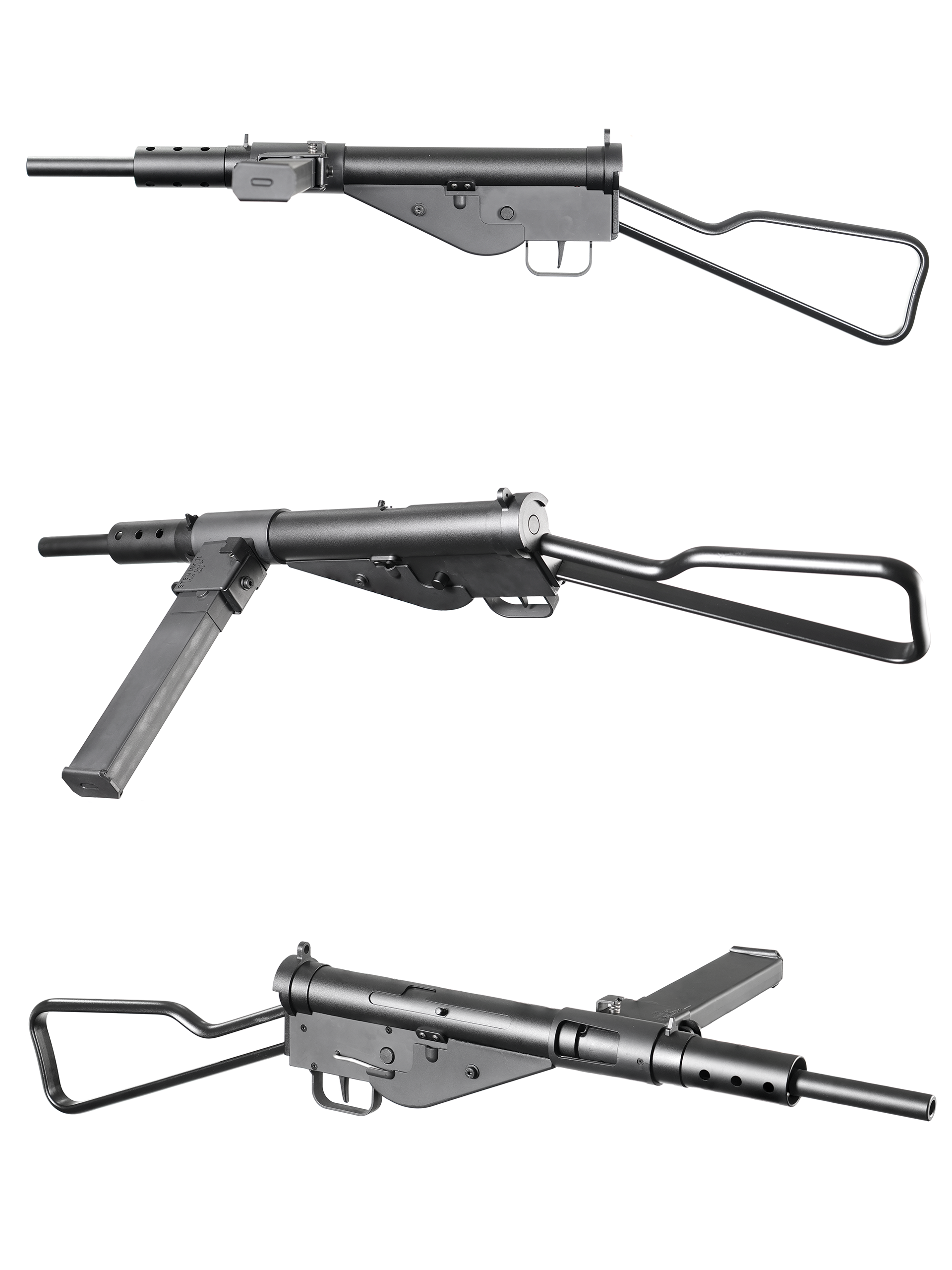 GQH STEN MKII Electric AEG Gel Blaster Replica Bundle