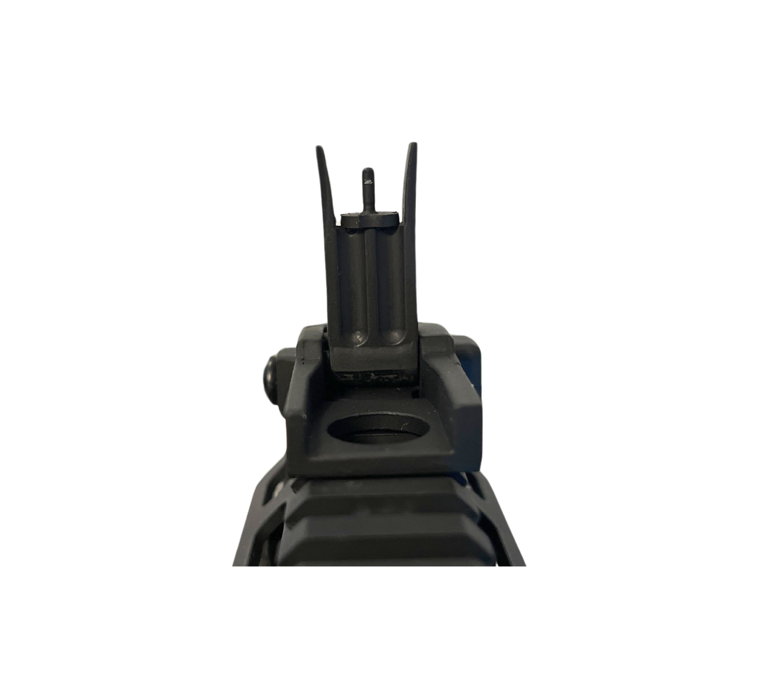 E&C Metal Flip-up Gel Blaster Front Sight for 20mm rail system (Black)