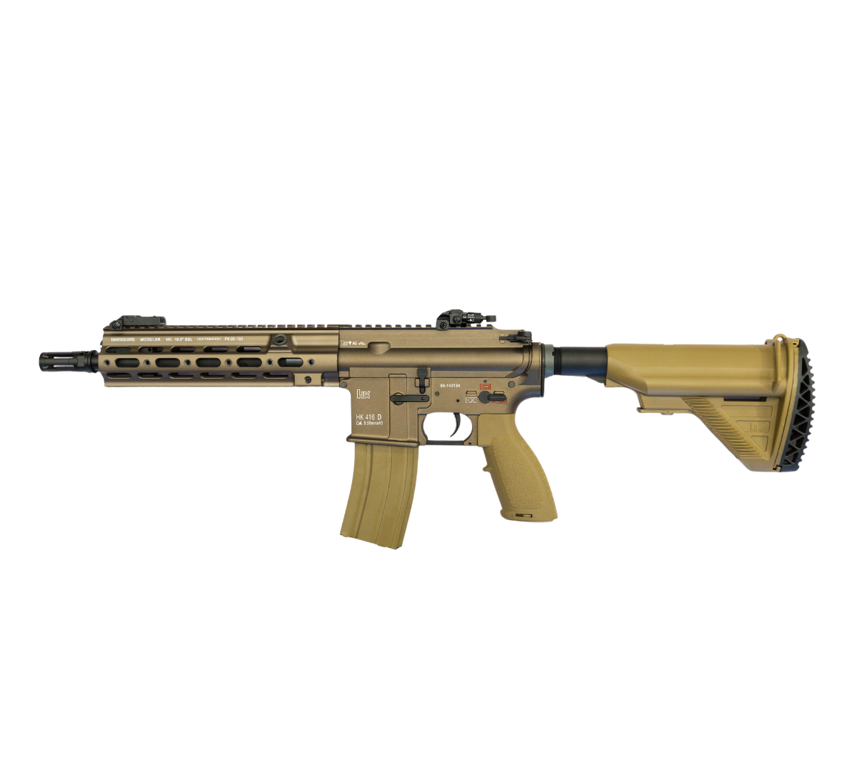E&C HK416D AEG Gel Blaster Replica - Tan