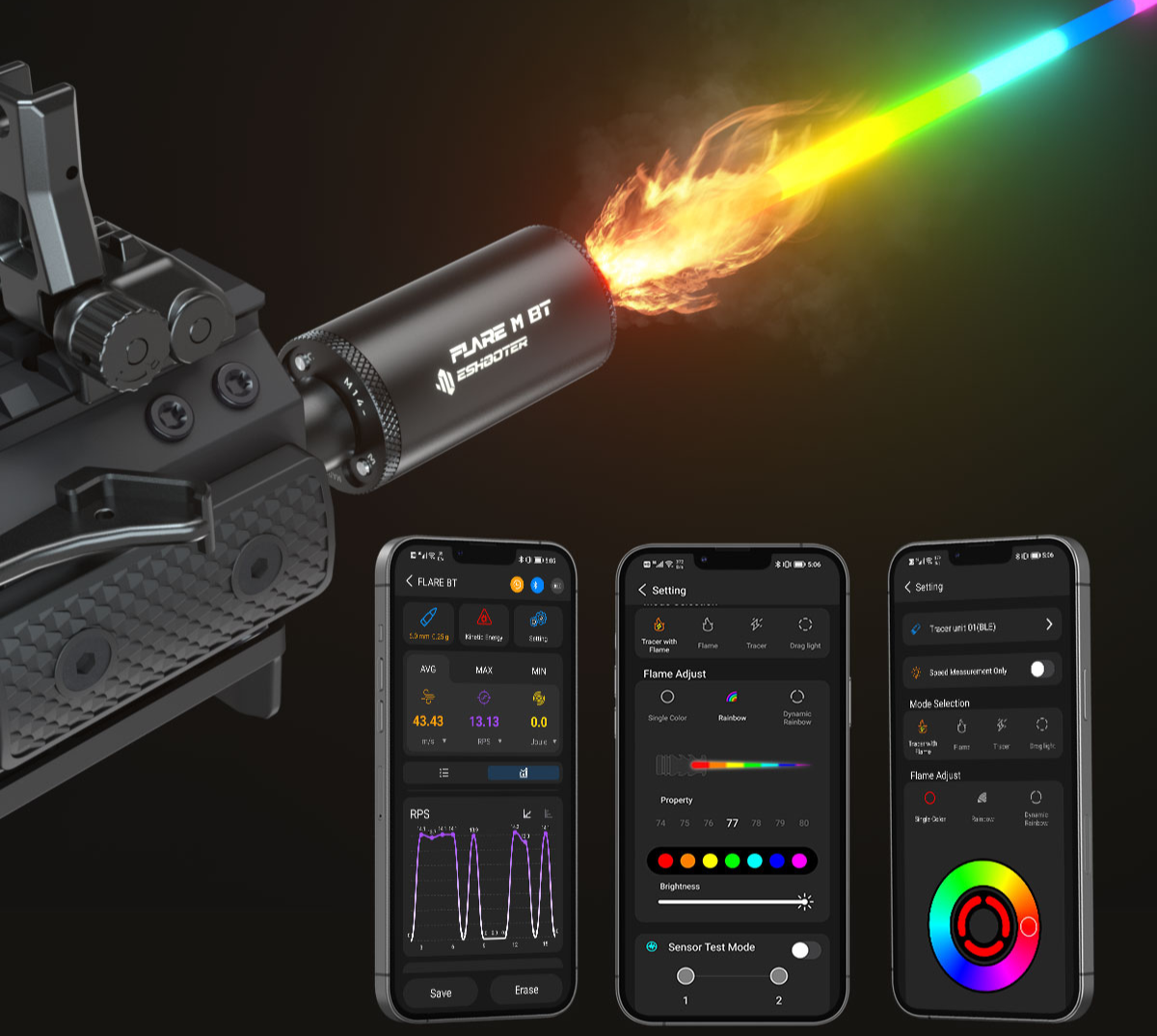 Eshooter Flare M BT: Gel Blaster Tracer Unit
