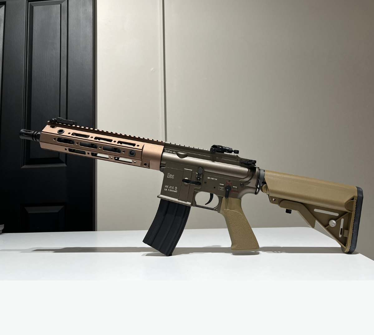 E&C HK416D Remington AEG Gel Blaster - Tan