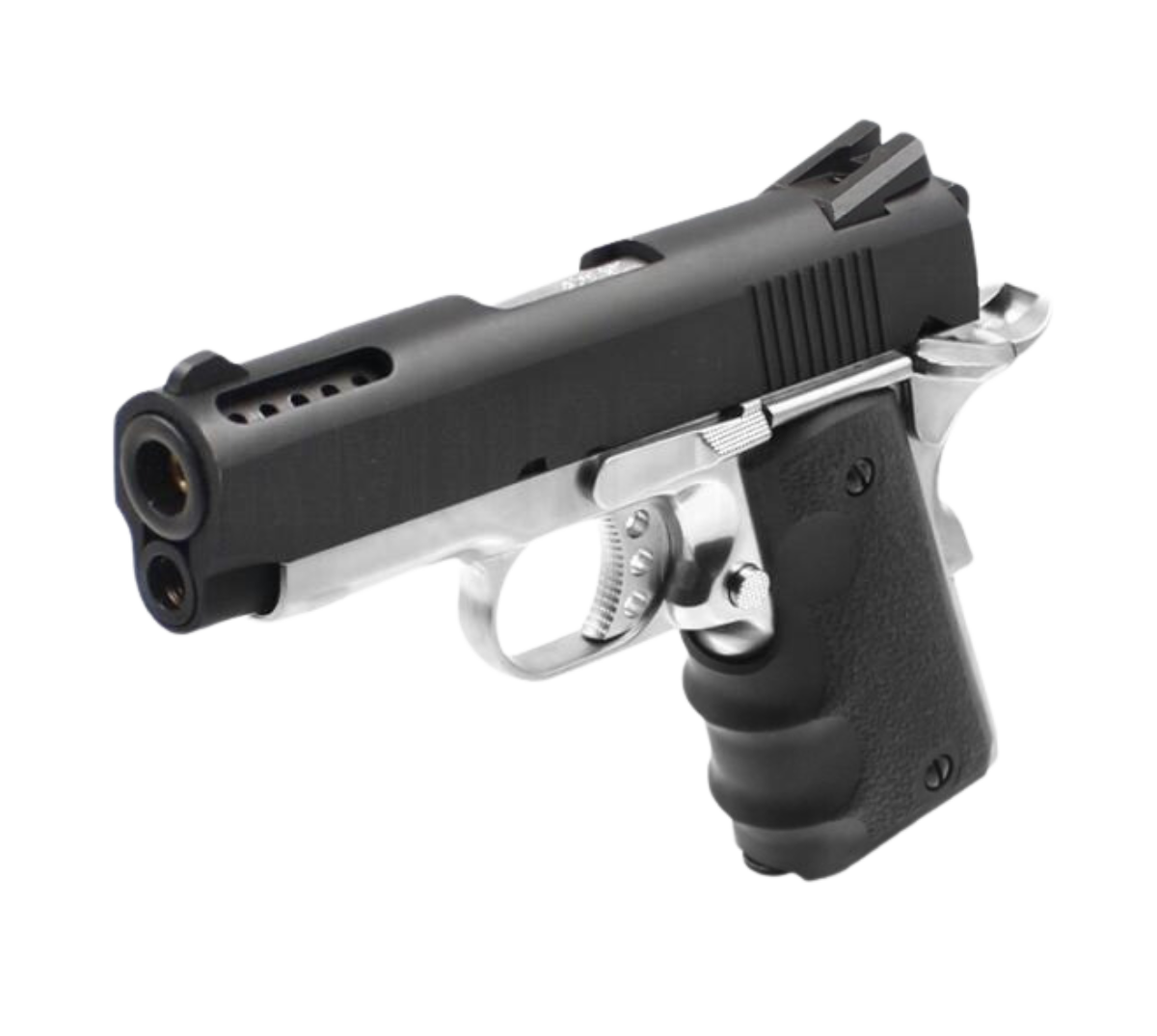 AW Custom NE10 Series 1911 GBB Gel Blaster Replica - Black & Silver