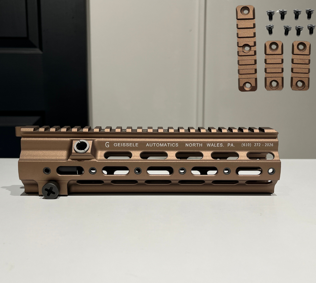 Geissele HK416 10.5-INCH Aluminium Alloy Handguard For Gel Blaster - Brown
