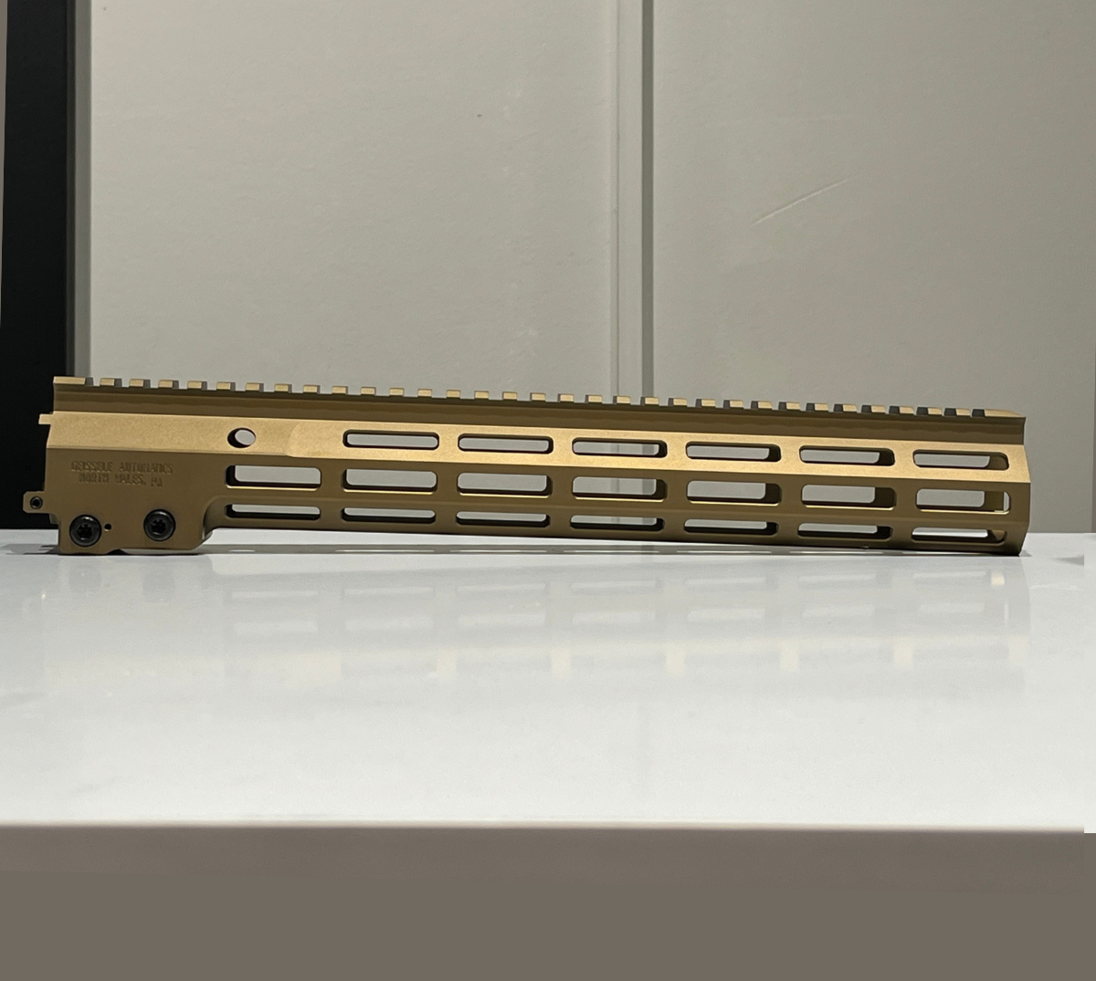 Geissele 13.5 Inch MK16 Super Modular Rail M-lok Handguard - Tan