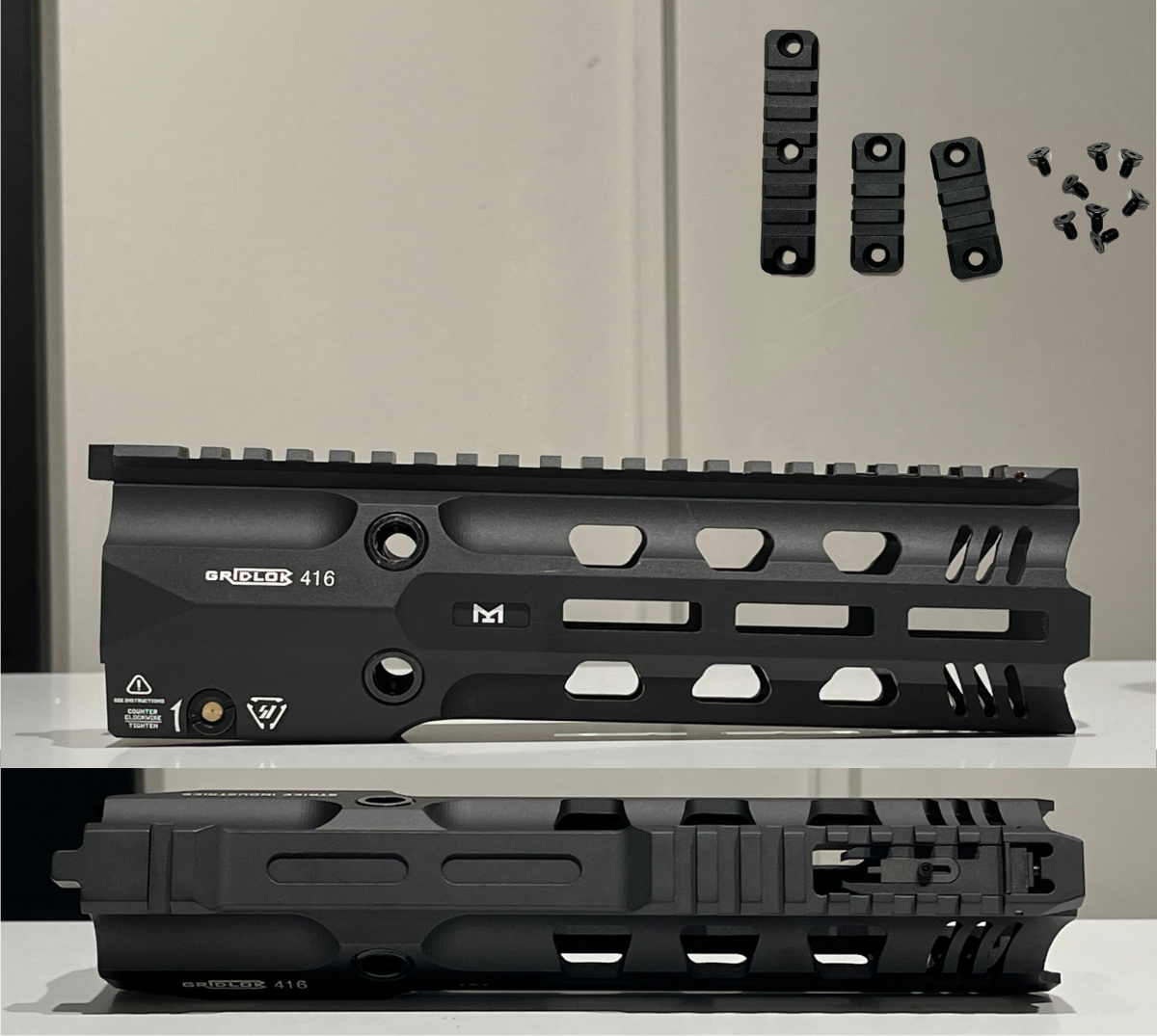 Strike Industries Gridlok Handguard for 416 Gel Blaster Model - 11''