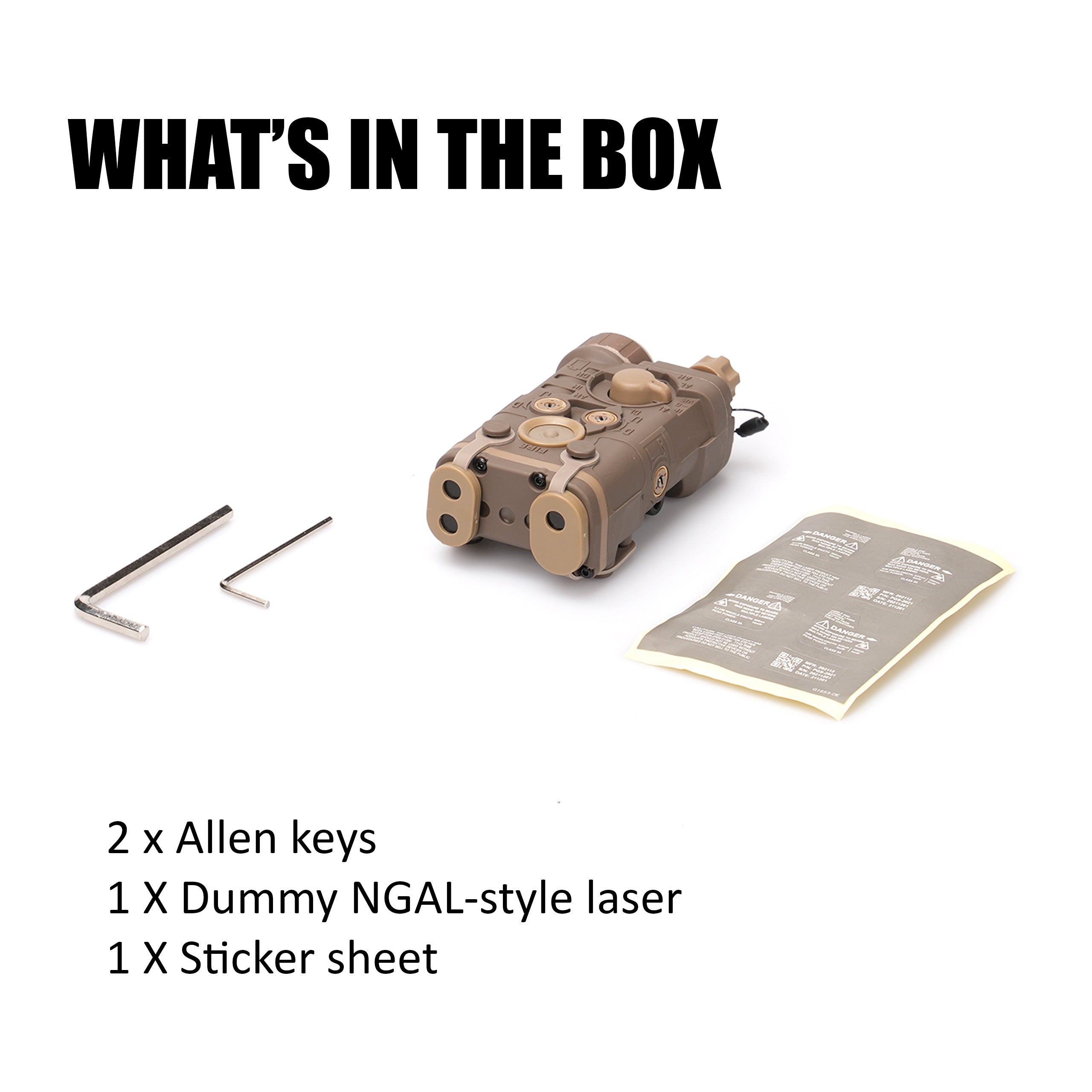 NGAL-Style Nylon Dummy Laser Module – Non-Functional