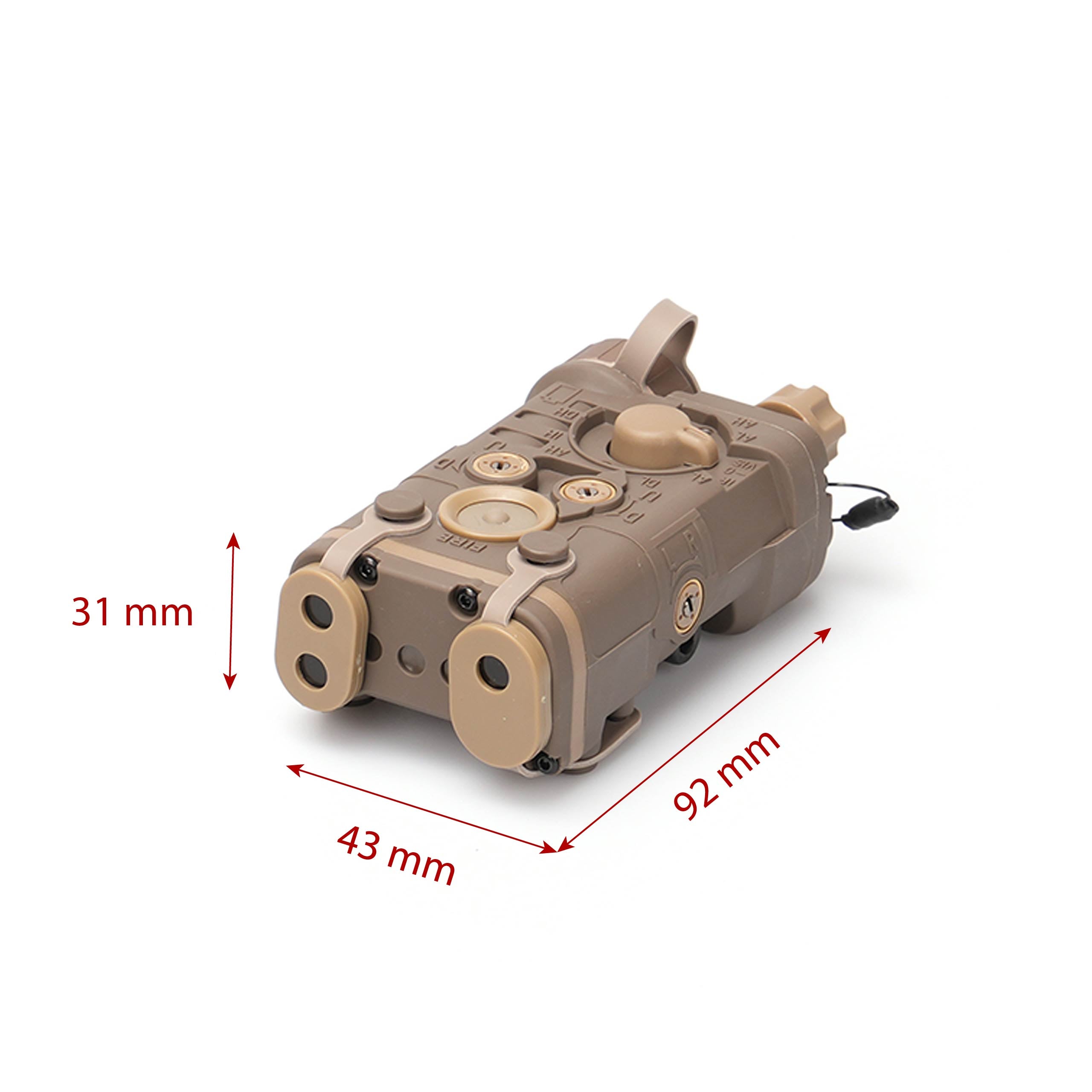 NGAL-Style Nylon Dummy Laser Module – Non-Functional