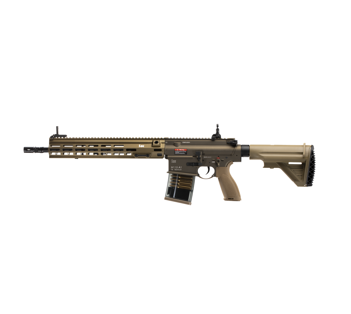 E&C HK417 M110A1 AEG Gel Blaster - Tan