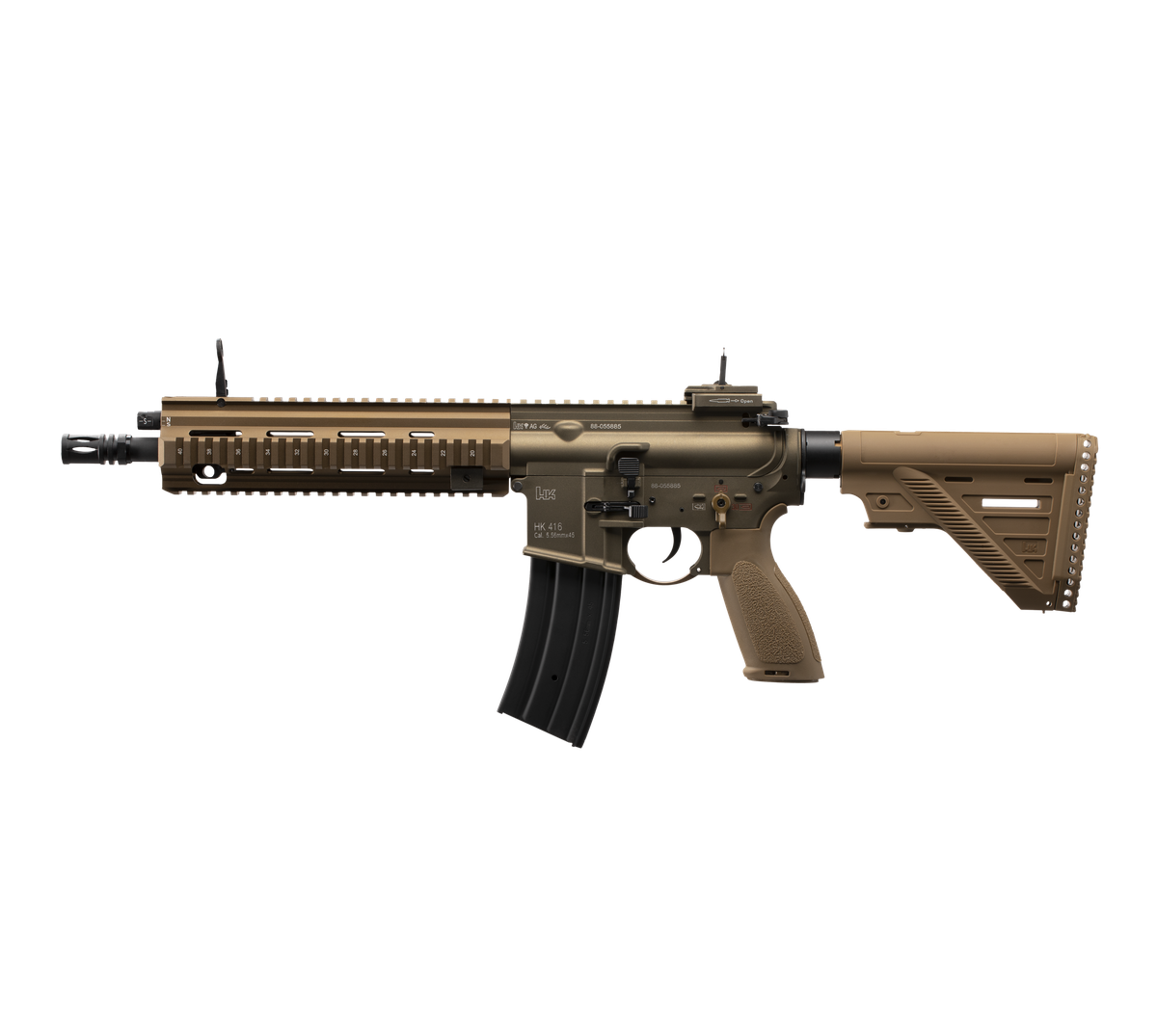 HK416A5 AEG Gel Blaster Rifle Replica | E&C Ultra Line - Black