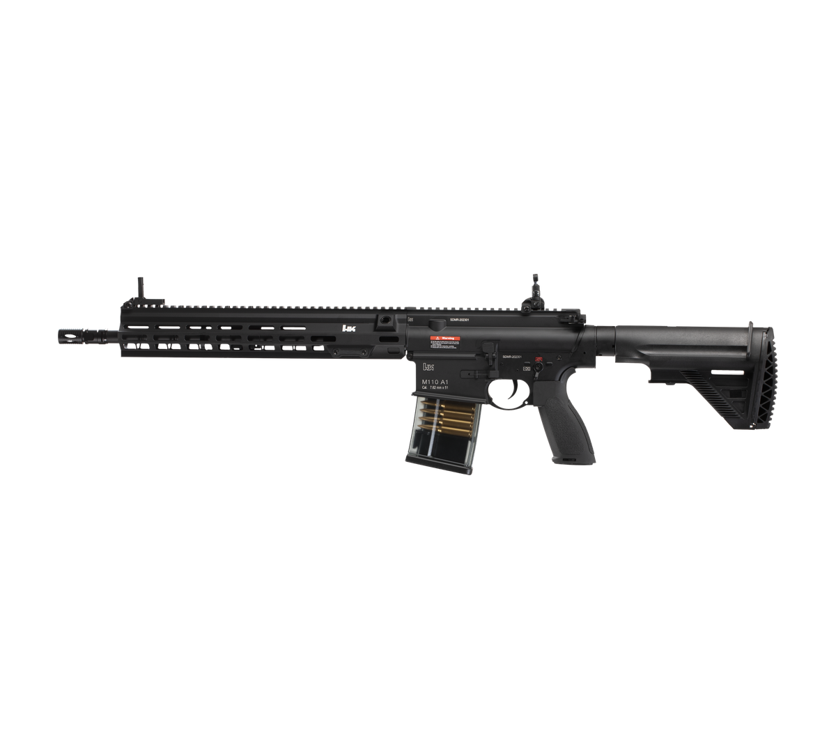 E&C HK417 M110A1 AEG Gel Blaster - Black