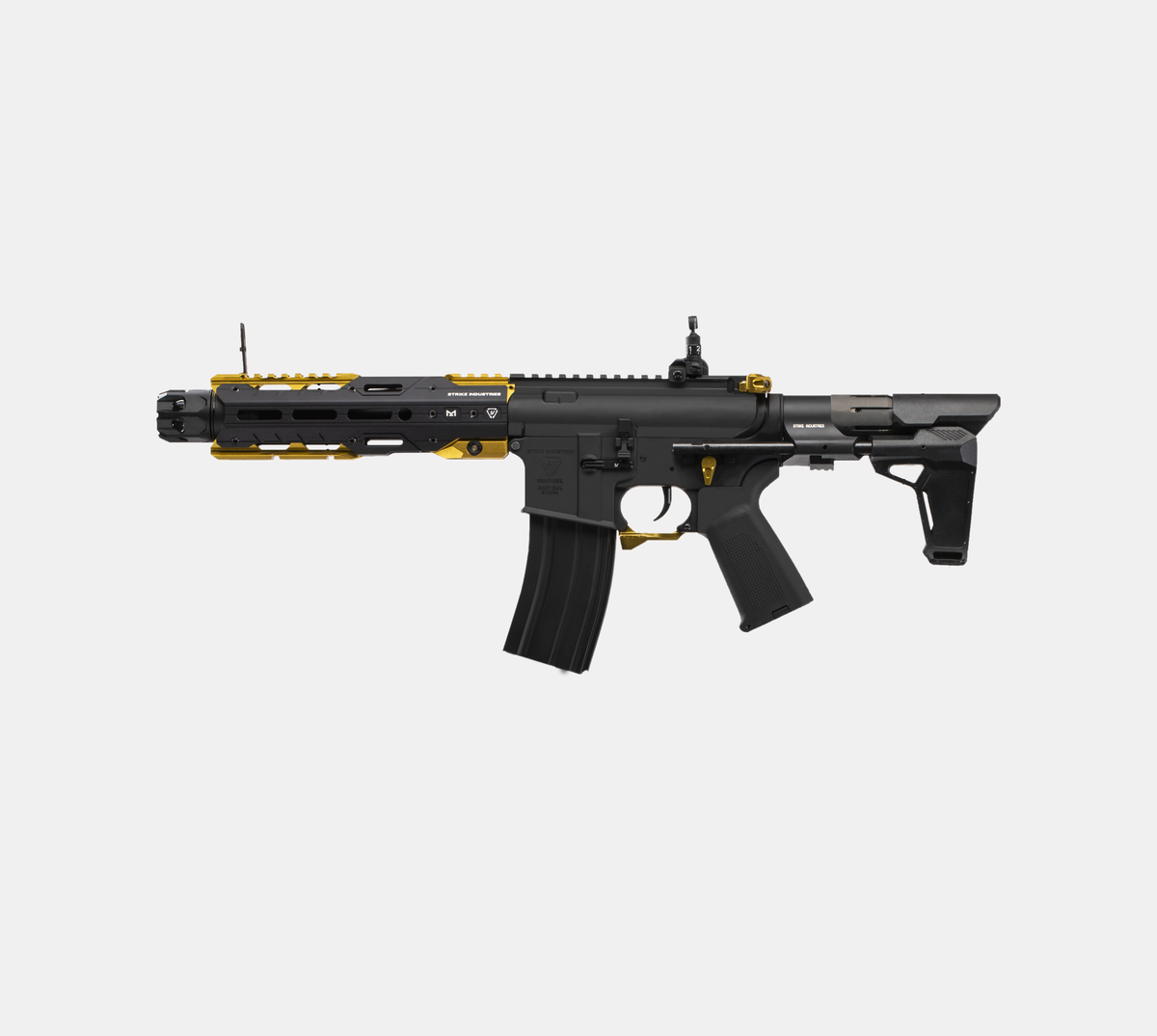 EMG Strike Industries Sentinel Gel Blaster AEG Rifle By E&C - GOLD