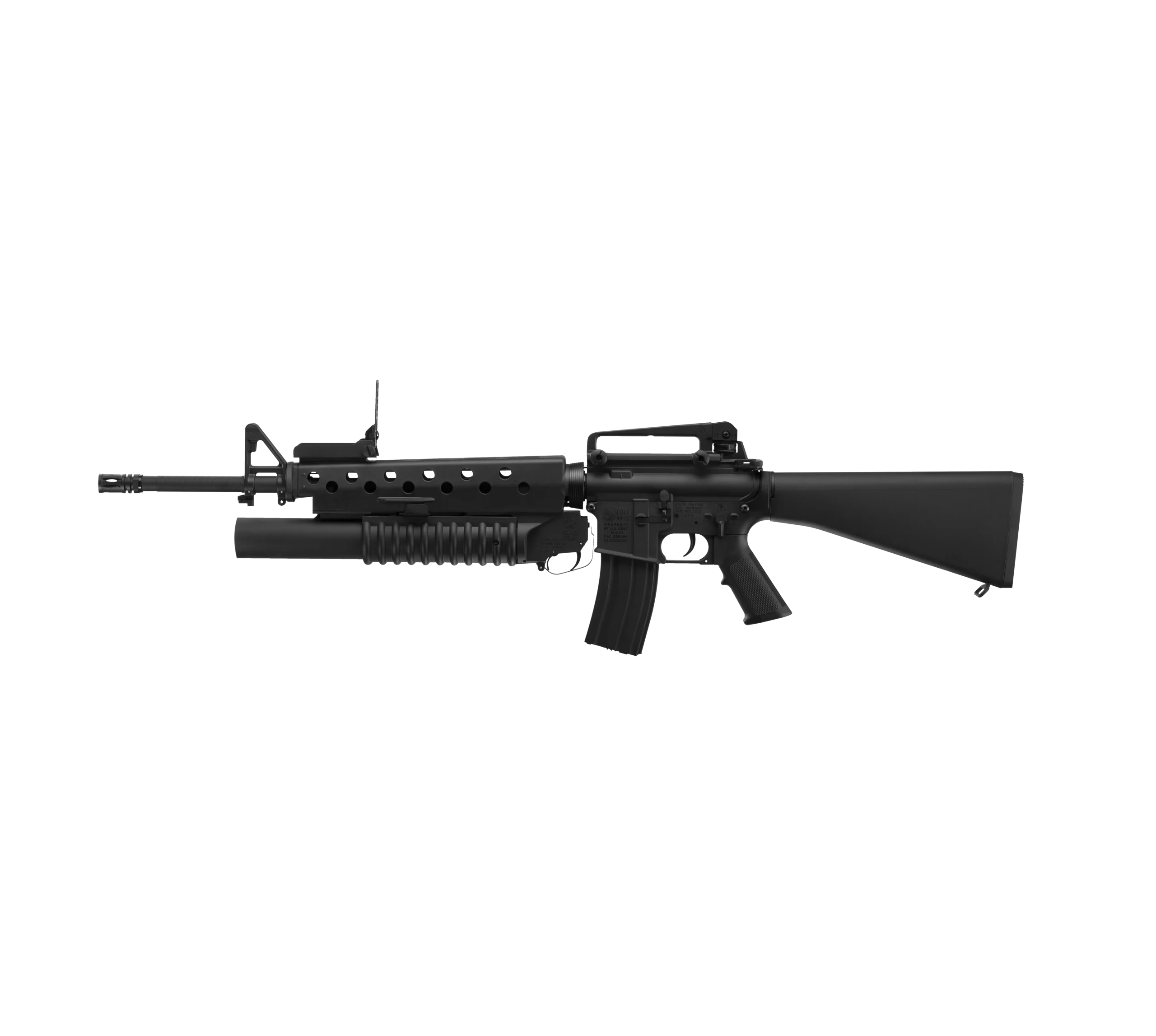 E&C COLT M16A3 W/M203 AEG Gel Blaster