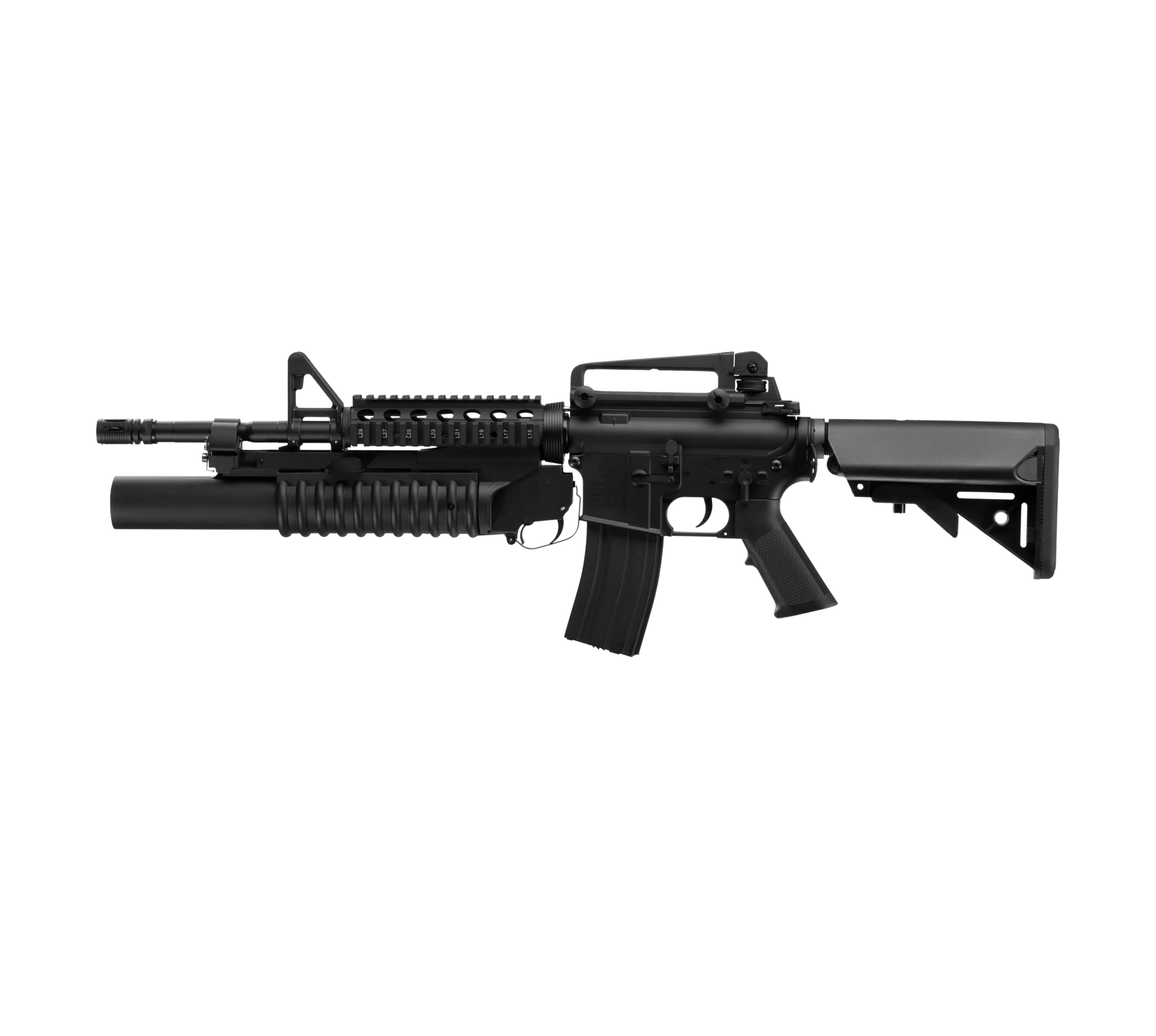 E&C COLT M4 RIS W/M203 AEG Gel Blaster