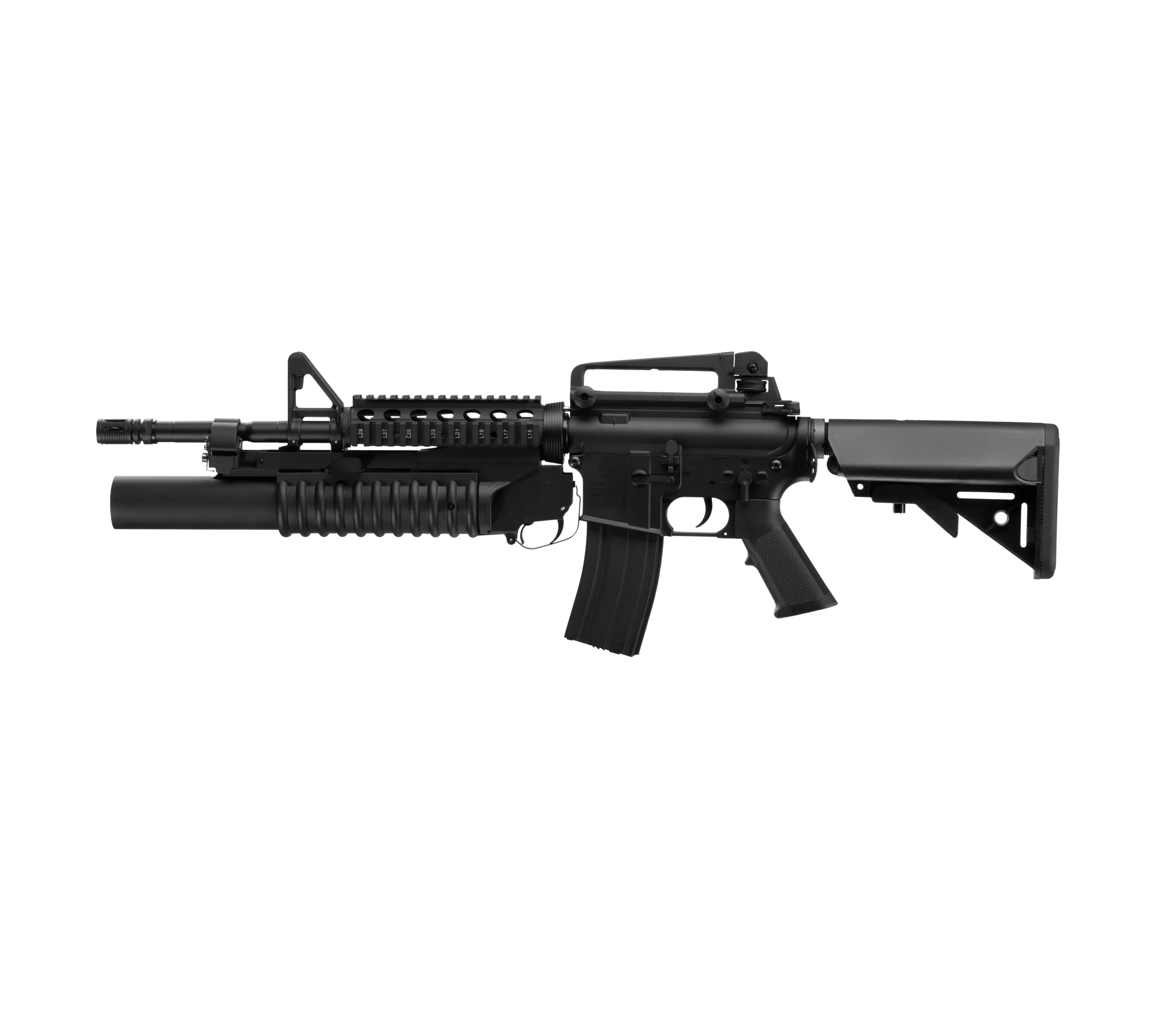 E&C COLT M4 RIS W/M203 AEG Gel Blaster