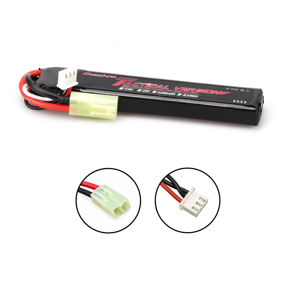 Bosli-po 1100mAh 7.4V TAMIYA Gel Blaster Battery