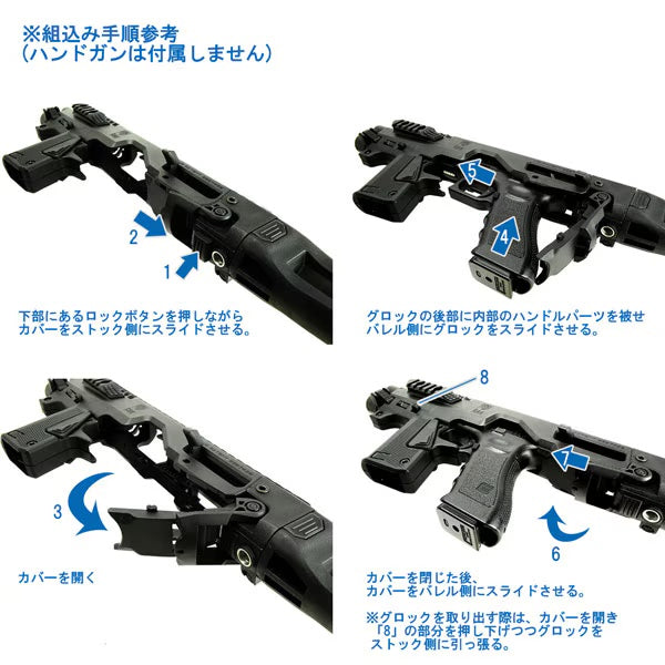 CAA Type Micro RONI Gen4 Conversion Kit with Light for G-Series Gel Blaster
