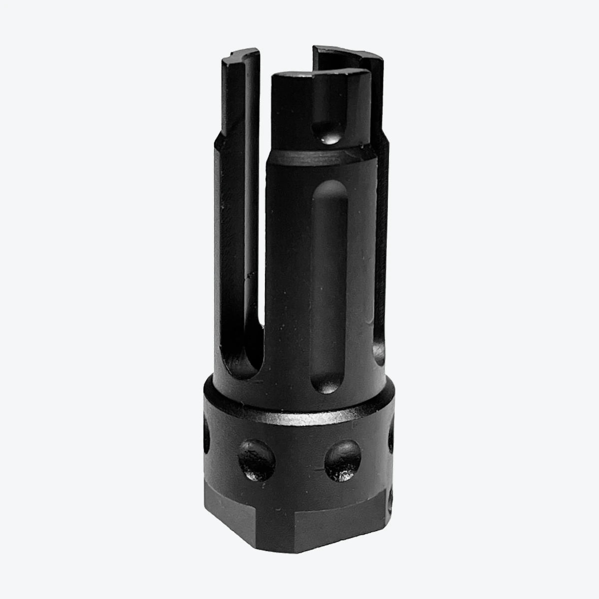 E&C 14mm Negative Dimpled 3-Prong Gel Blaster Flash Hider