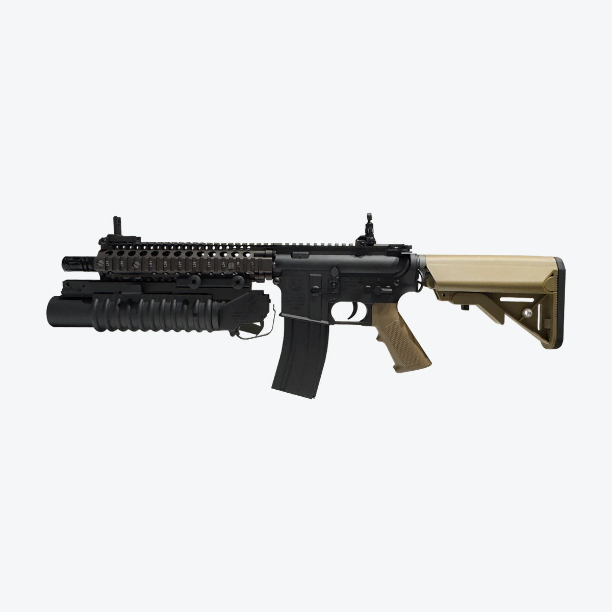E&C MK18 Mod 1 W/Grenade Launcher AEG Gel Blaster Replica