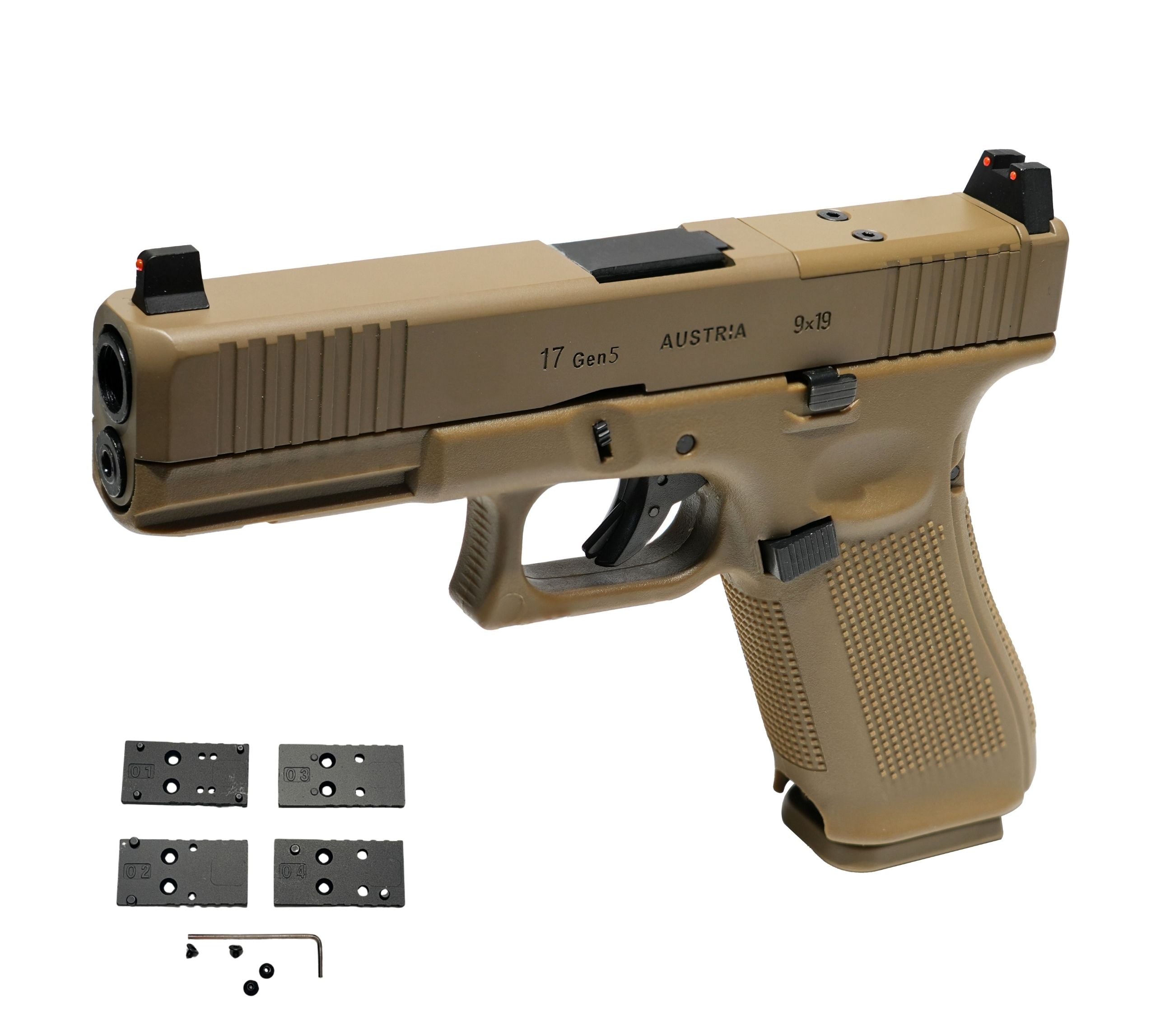 E&C G17 Gen5 MOS GBB Pistol Gel Blaster