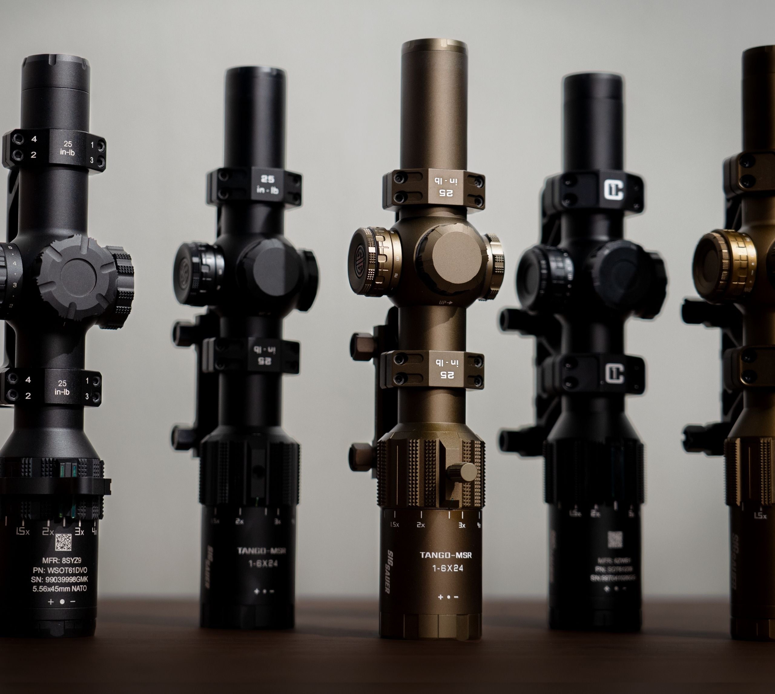 Tango6T 1-6x24 SFP LPVO Scope for Gel Blaster - Black