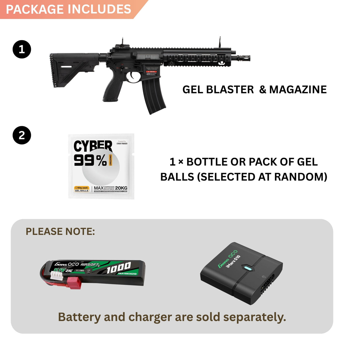 416A5 AEG Gel Blaster Rifle Replica | E&C Ultra Line