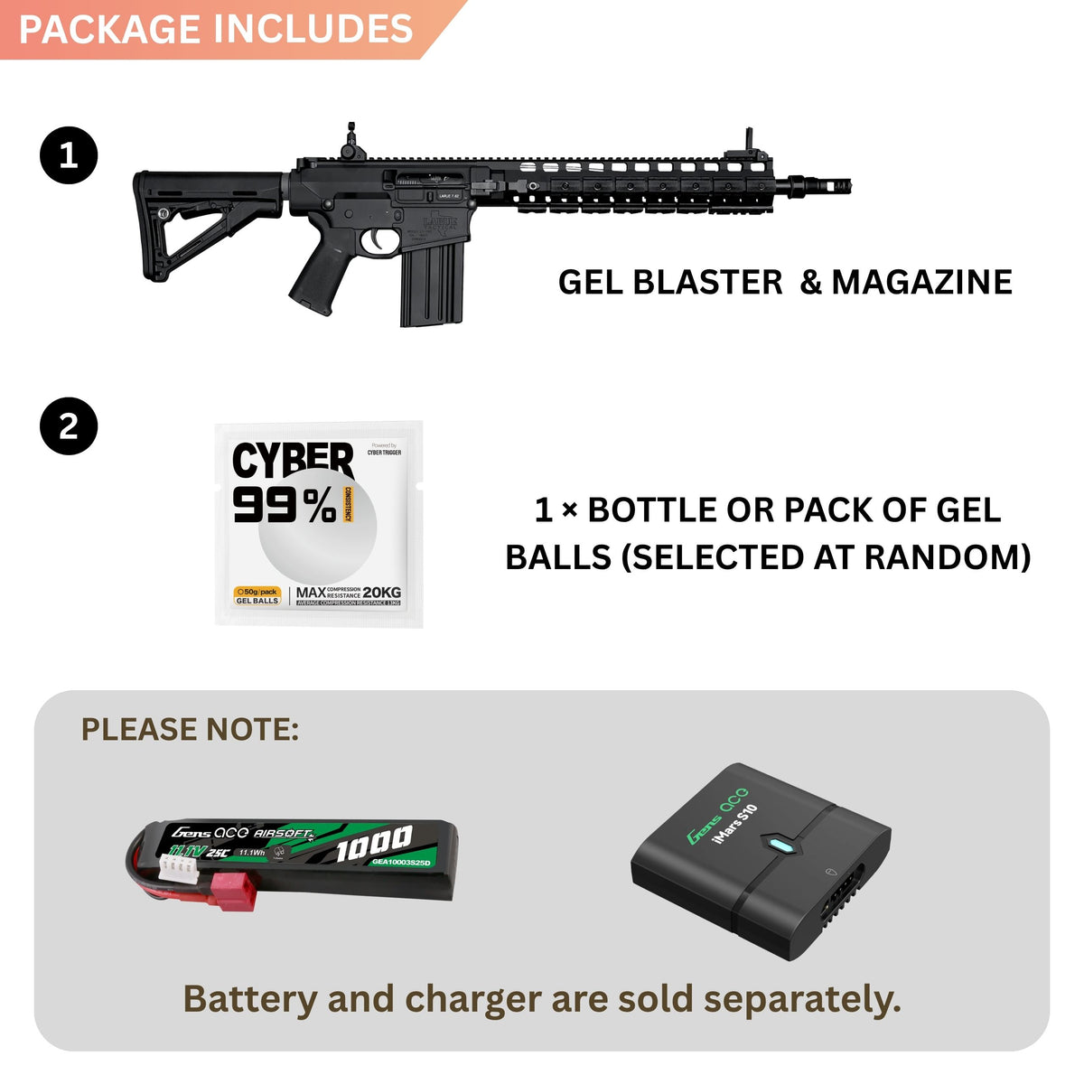 LaRue Tactical PredatOBR-Style AEG Gel Blaster | E&C Ultra Line