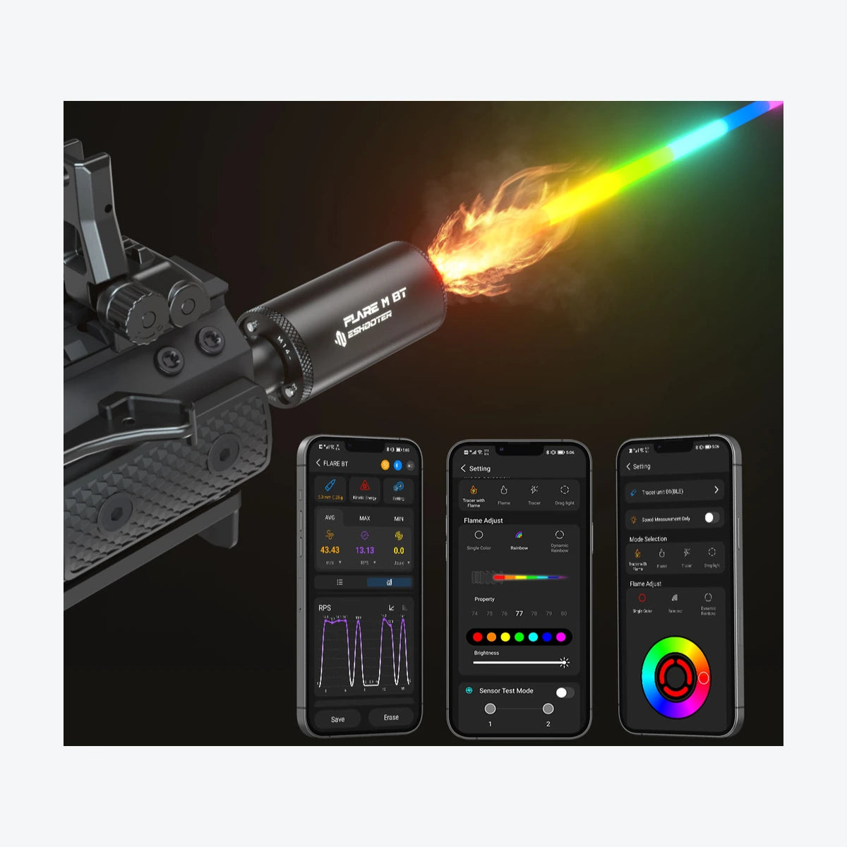 Eshooter Flare M BT: Gel Blaster Tracer Unit