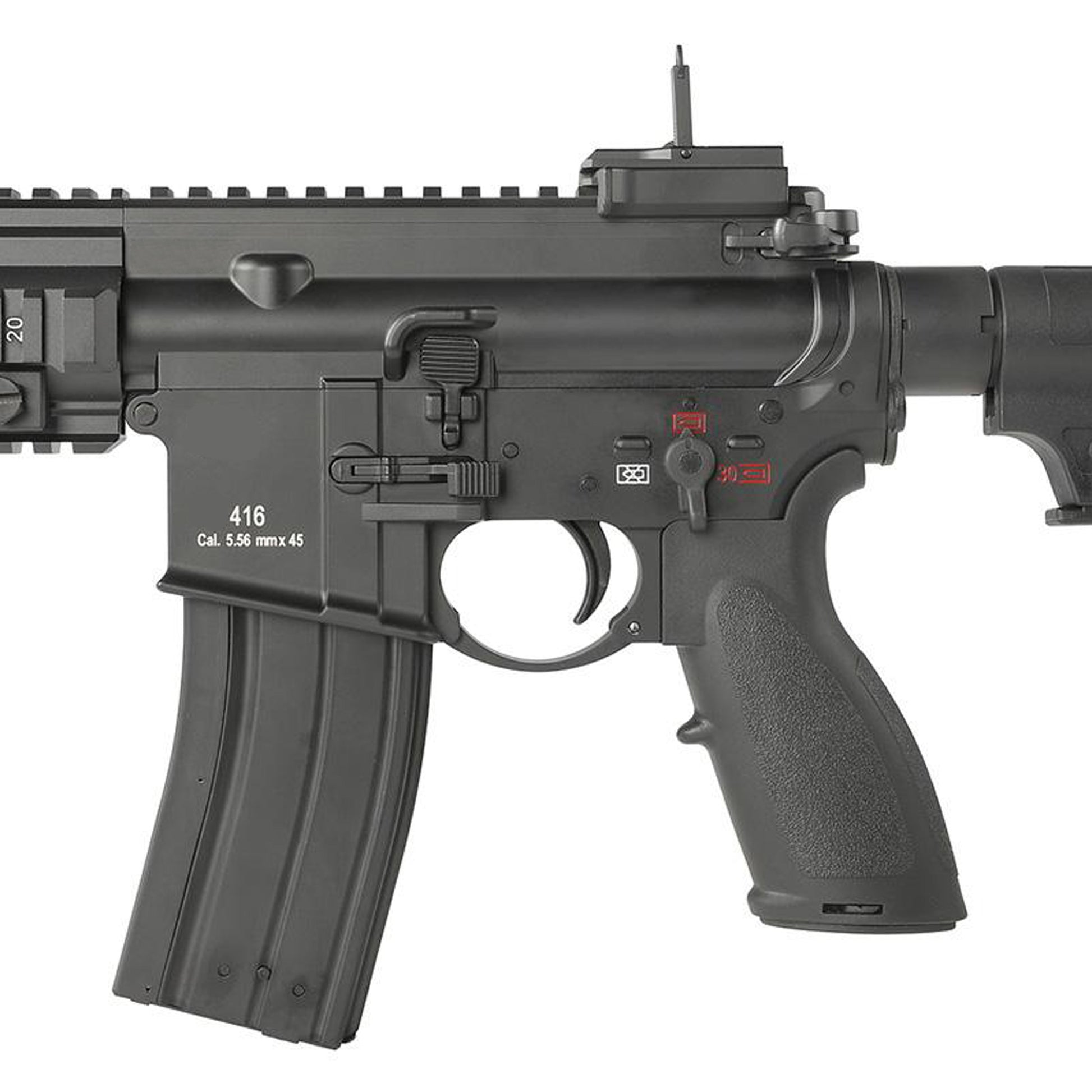 Receiver of Golden Eagle 416A5 Gas Gel Blaster Rifle-Black